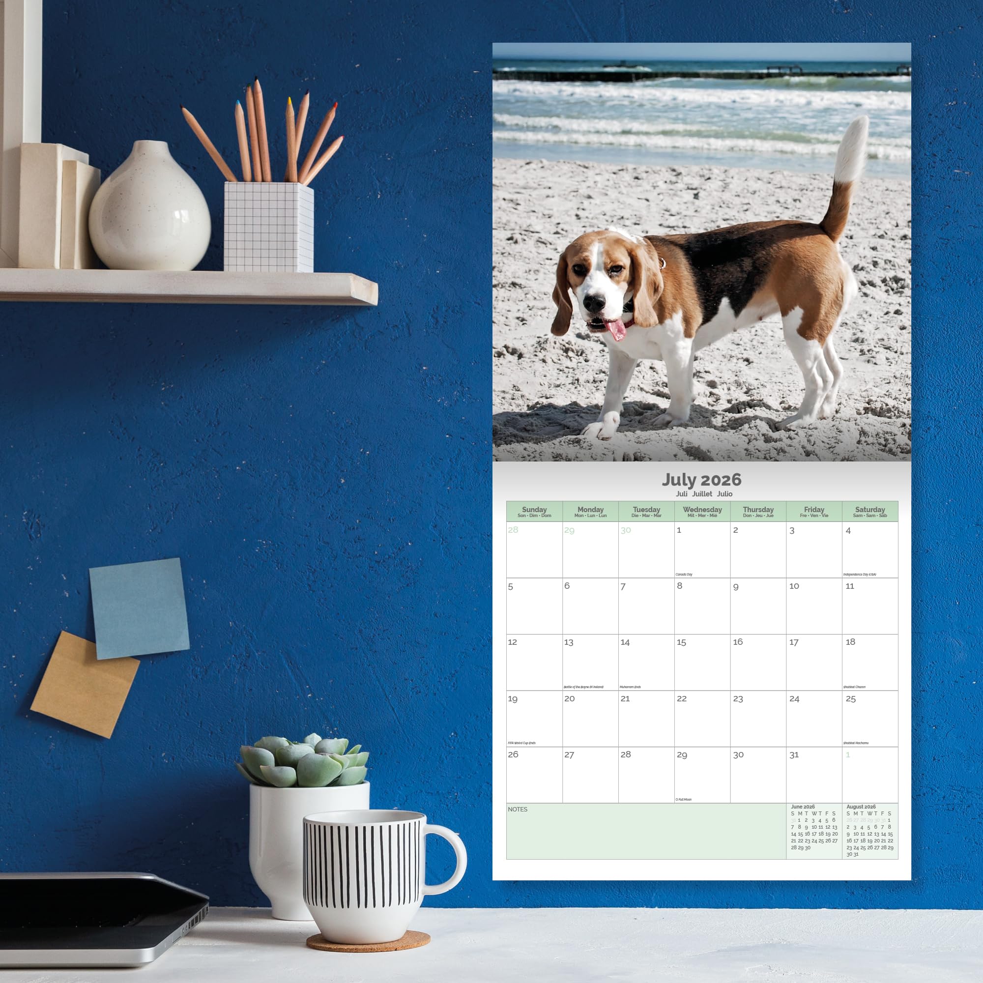 Beagle Calendar 2026