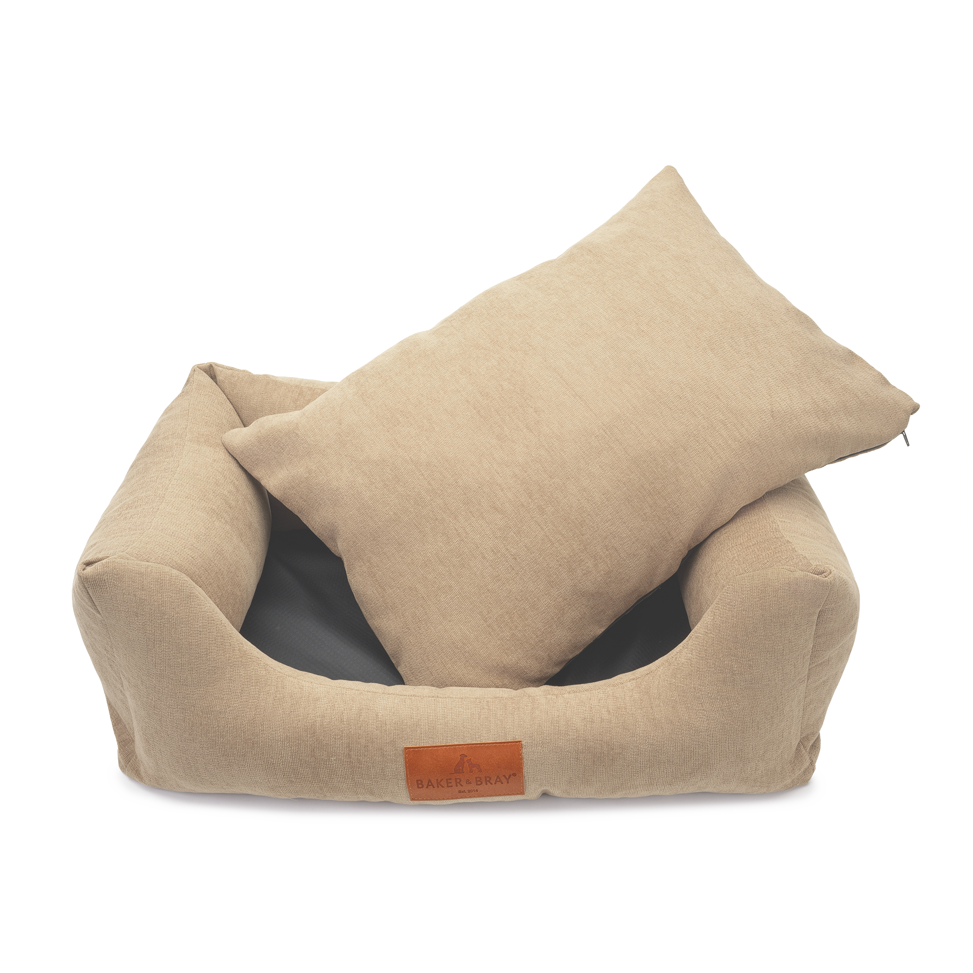 The Ultimate - Eco Friendly Orthopaedic Luxury Dog Bed, Oatmeal Beige