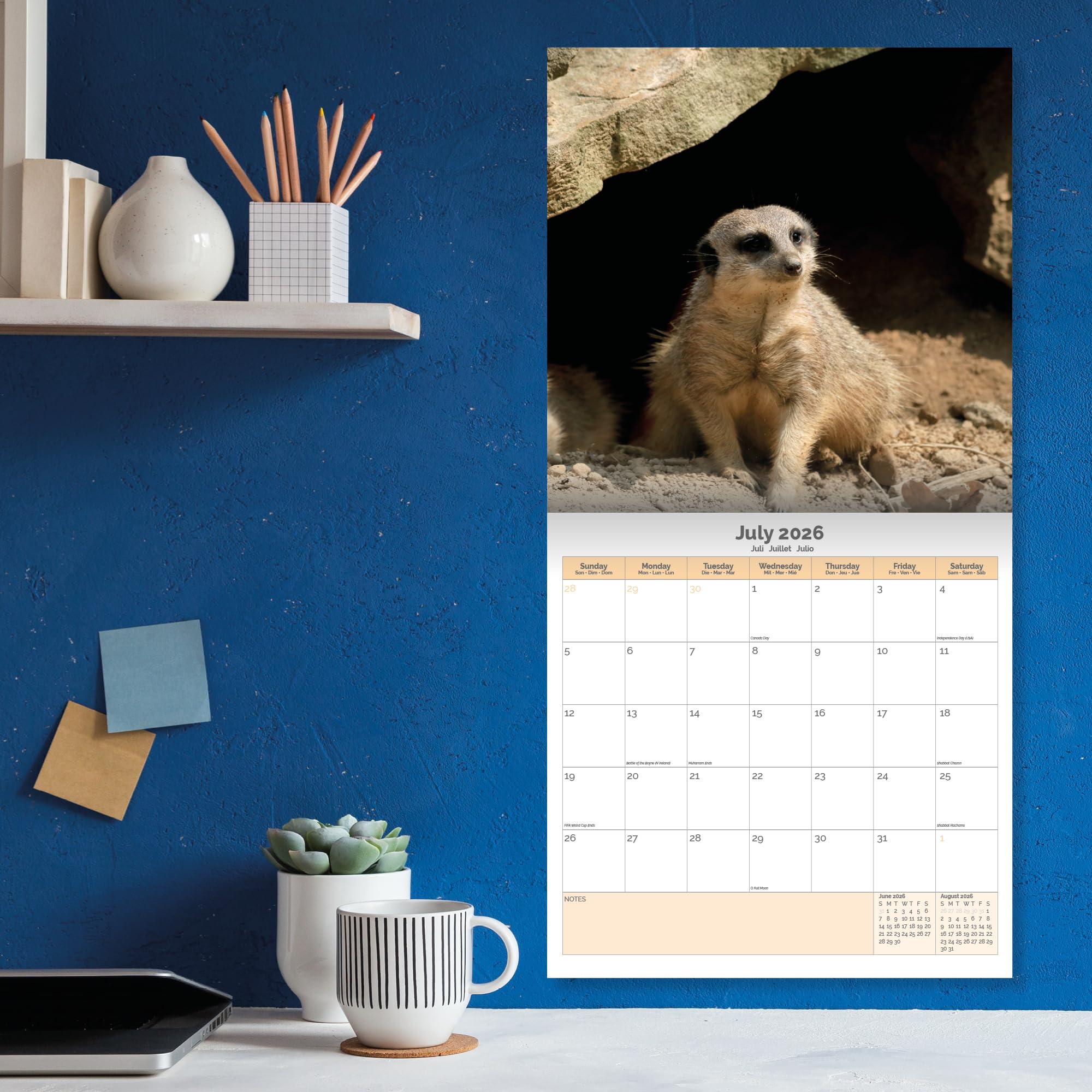 Meerkats Calendar 2026