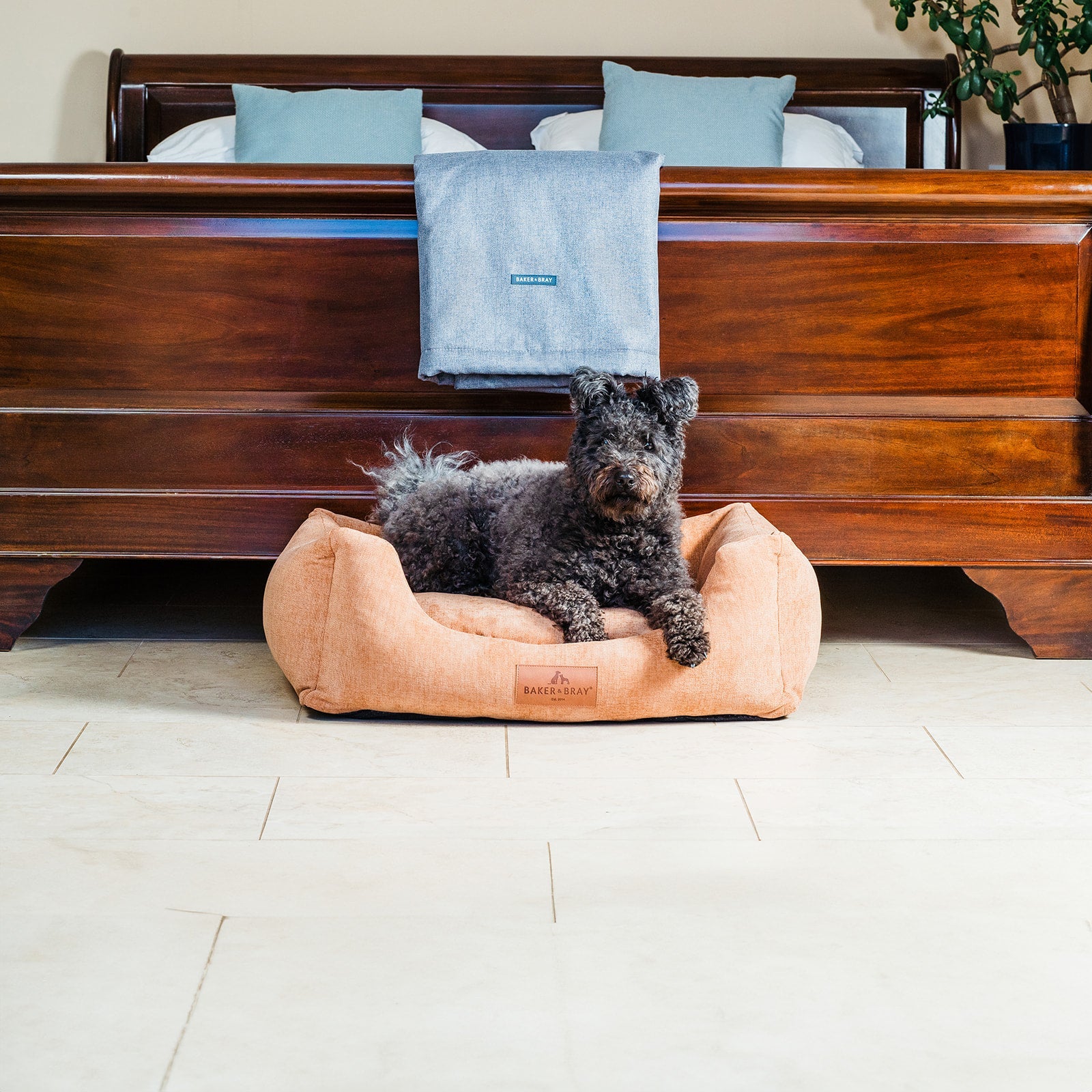 The Ultimate - Eco Friendly Orthopaedic Luxury Dog Bed, Peach Fuzz