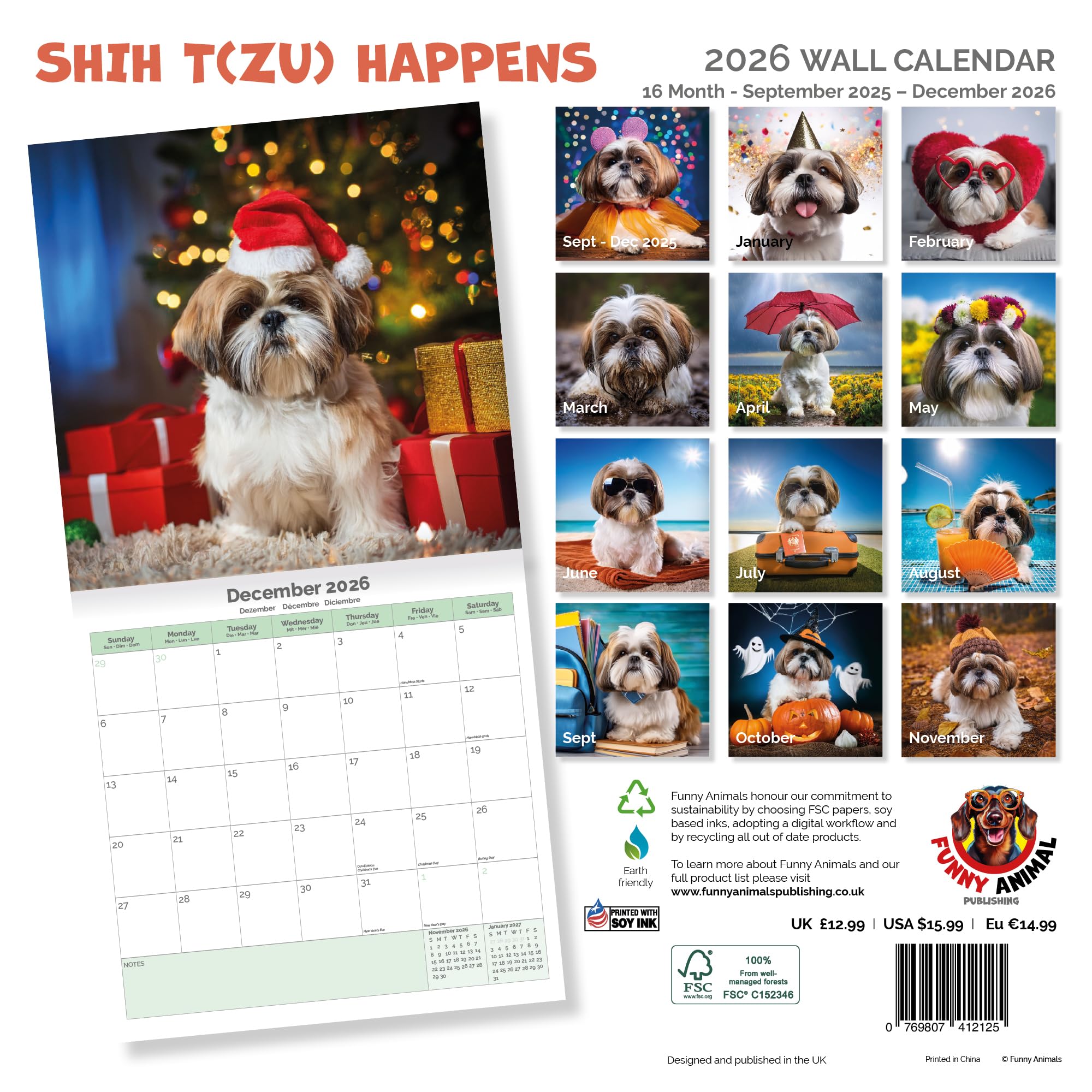 Shih T(zu) Happens Calendar 2026
