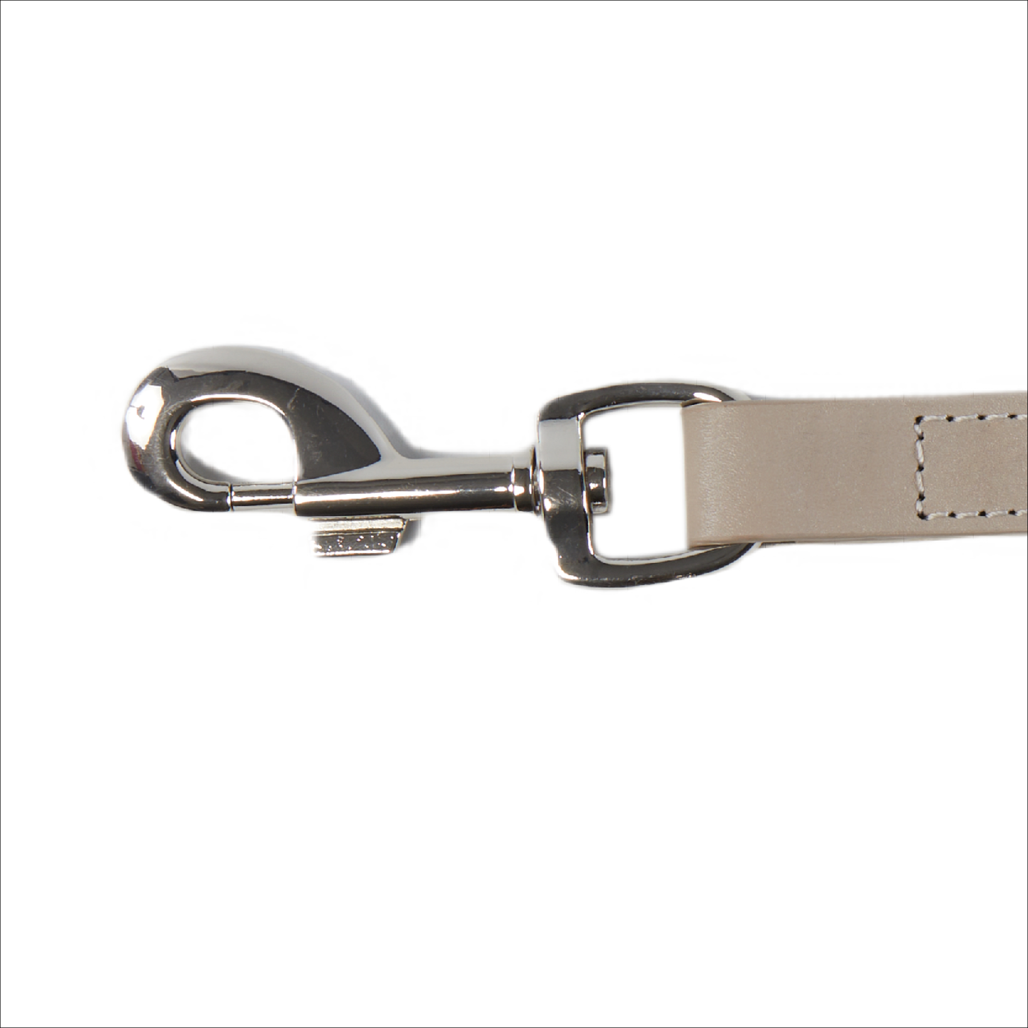 Eco Friendly Leather Dog Lead, Ash