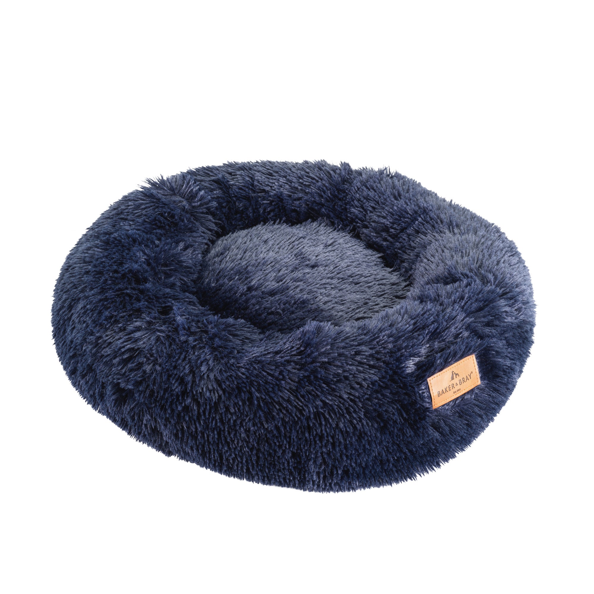 The Donut - Eco Friendly Luxury Calming Donut Dog Bed, Navy
