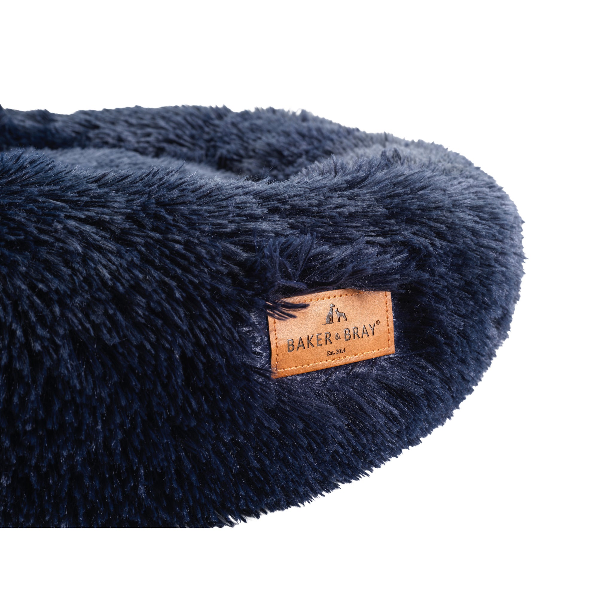 The Donut - Eco Friendly Luxury Calming Donut Dog Bed, Navy