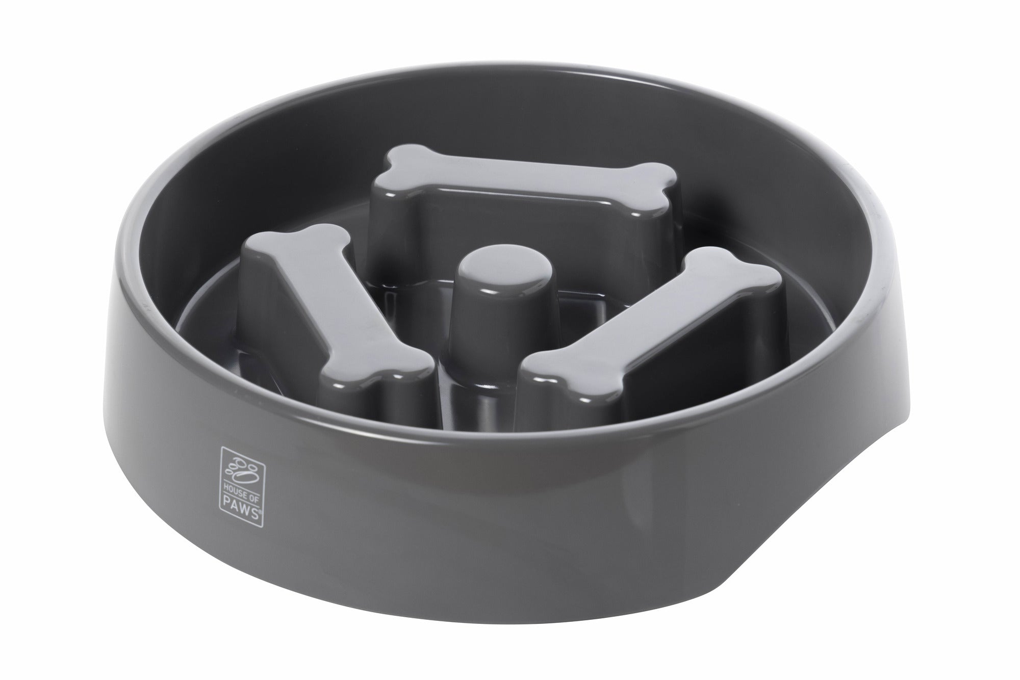 Go Slow Bone Design Dog Bowl Feeder