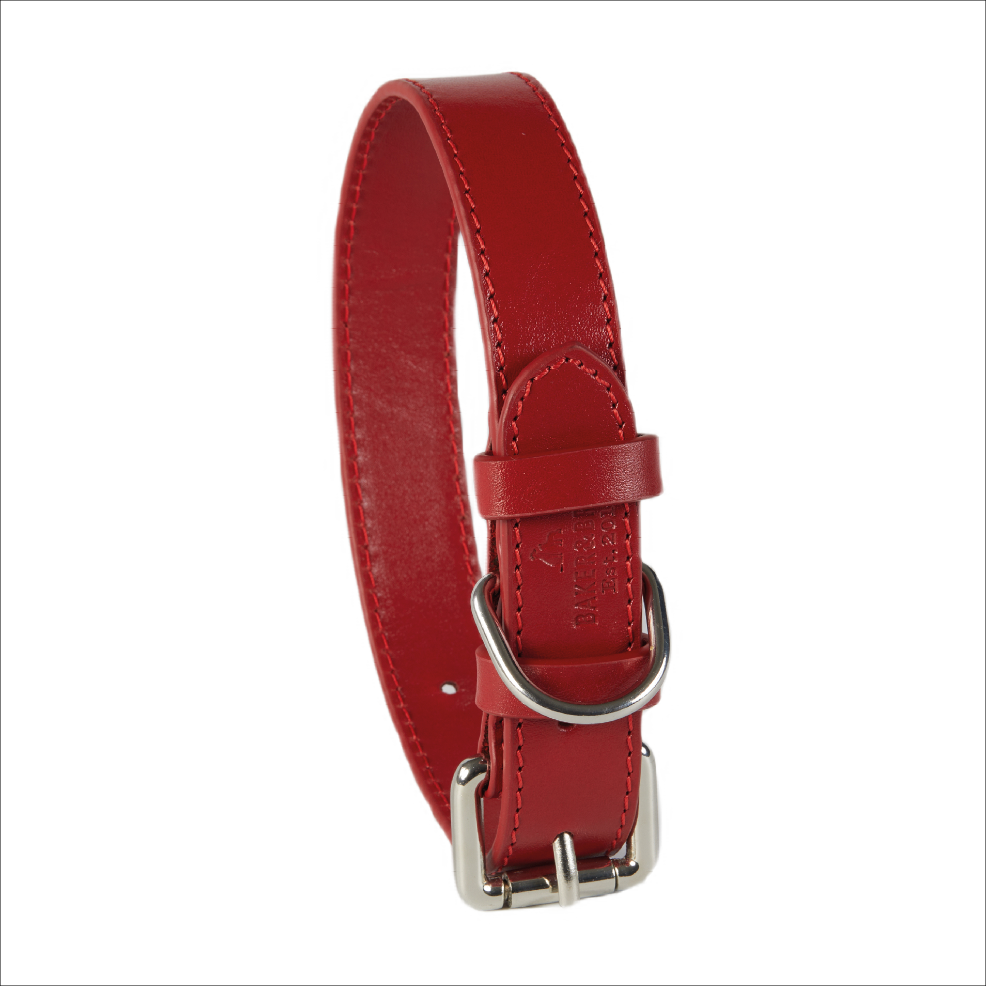 Eco Friendly Leather Dog Collar & Lead Set, Rose