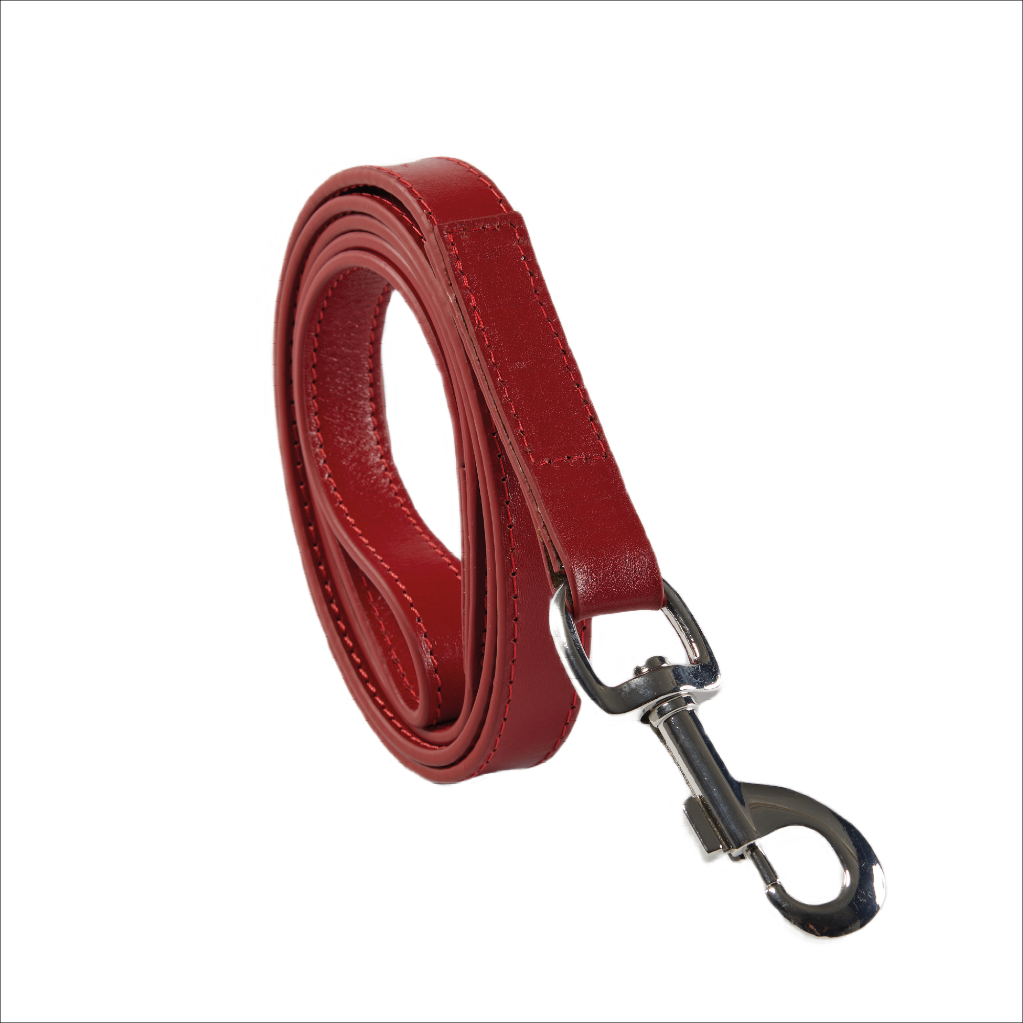 Eco Friendly Leather Dog Lead, Rose