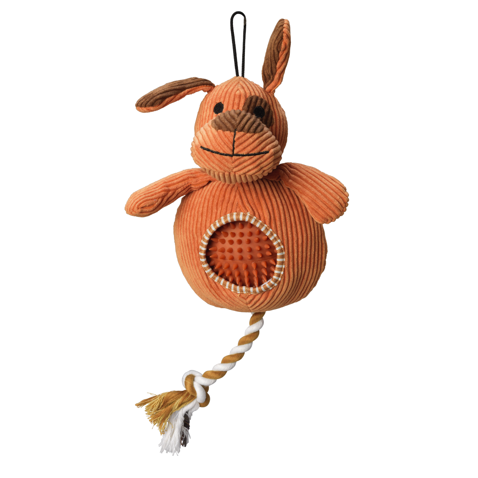 Dog Cord Toy with Spiky Ball