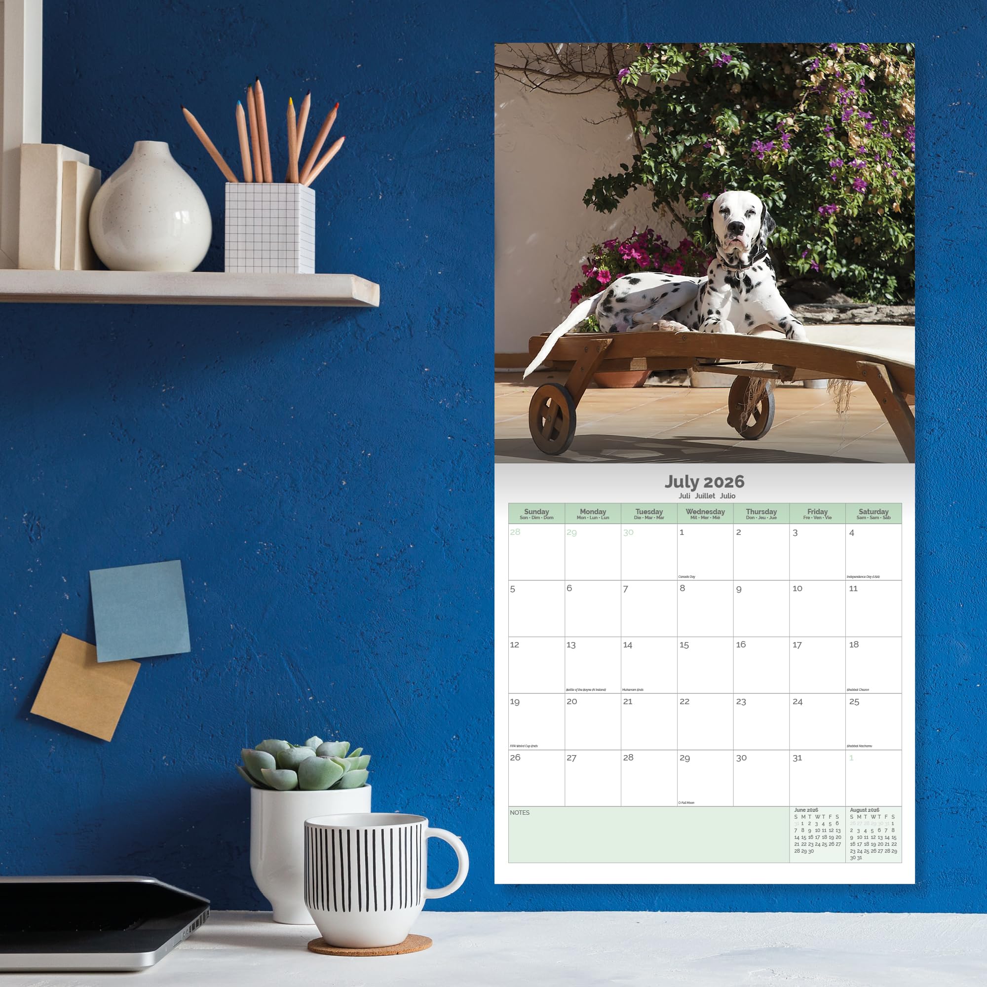 Dalmatian Calendar 2026