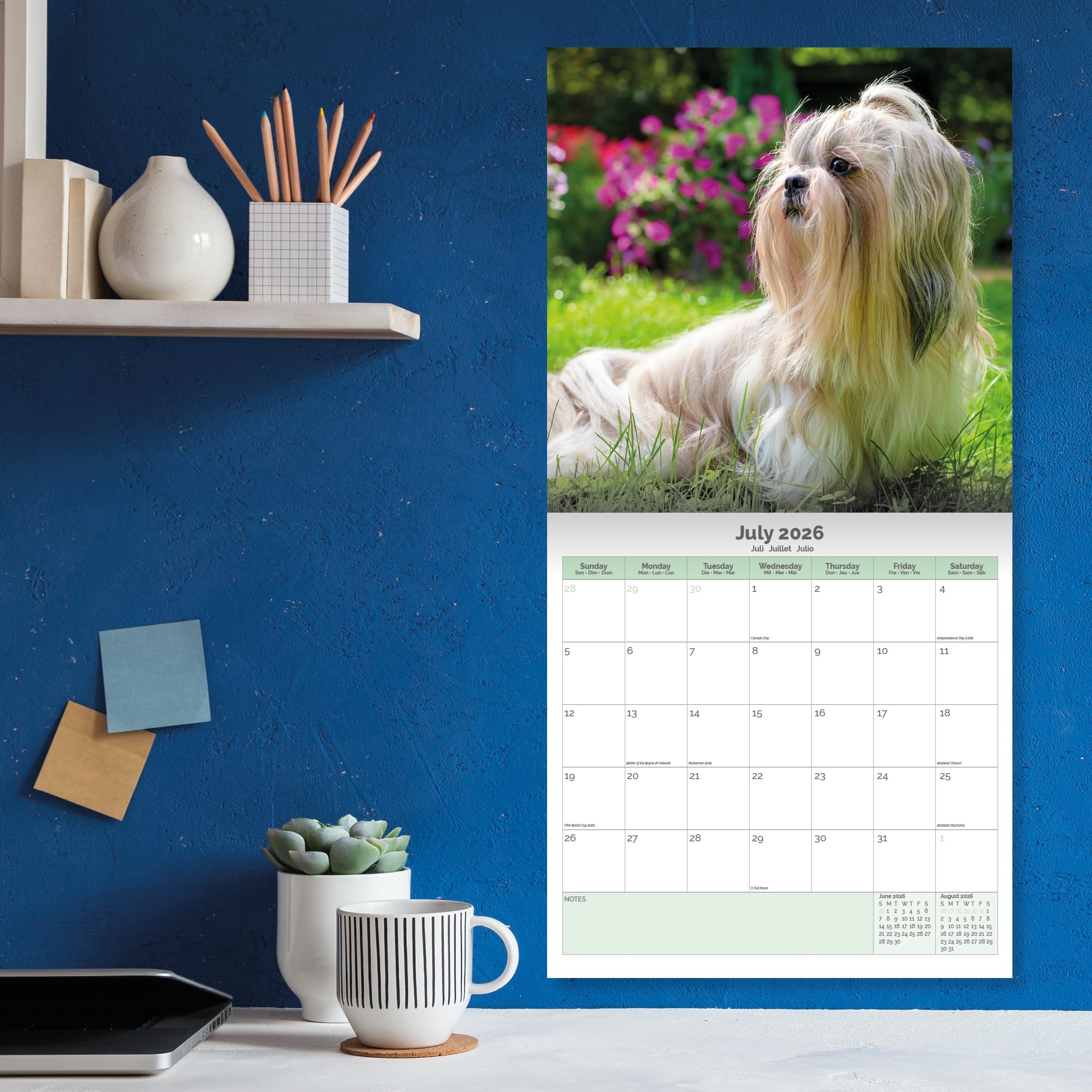 Shih Tzu Calendar 2026