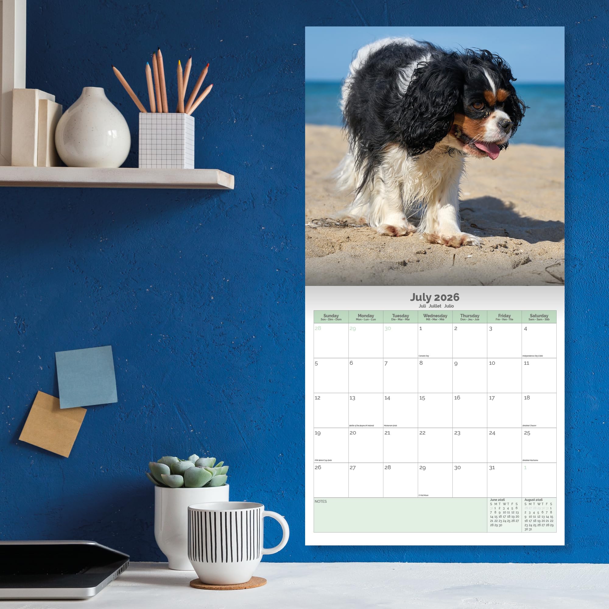 Cavalier King Charles Calendar 2026