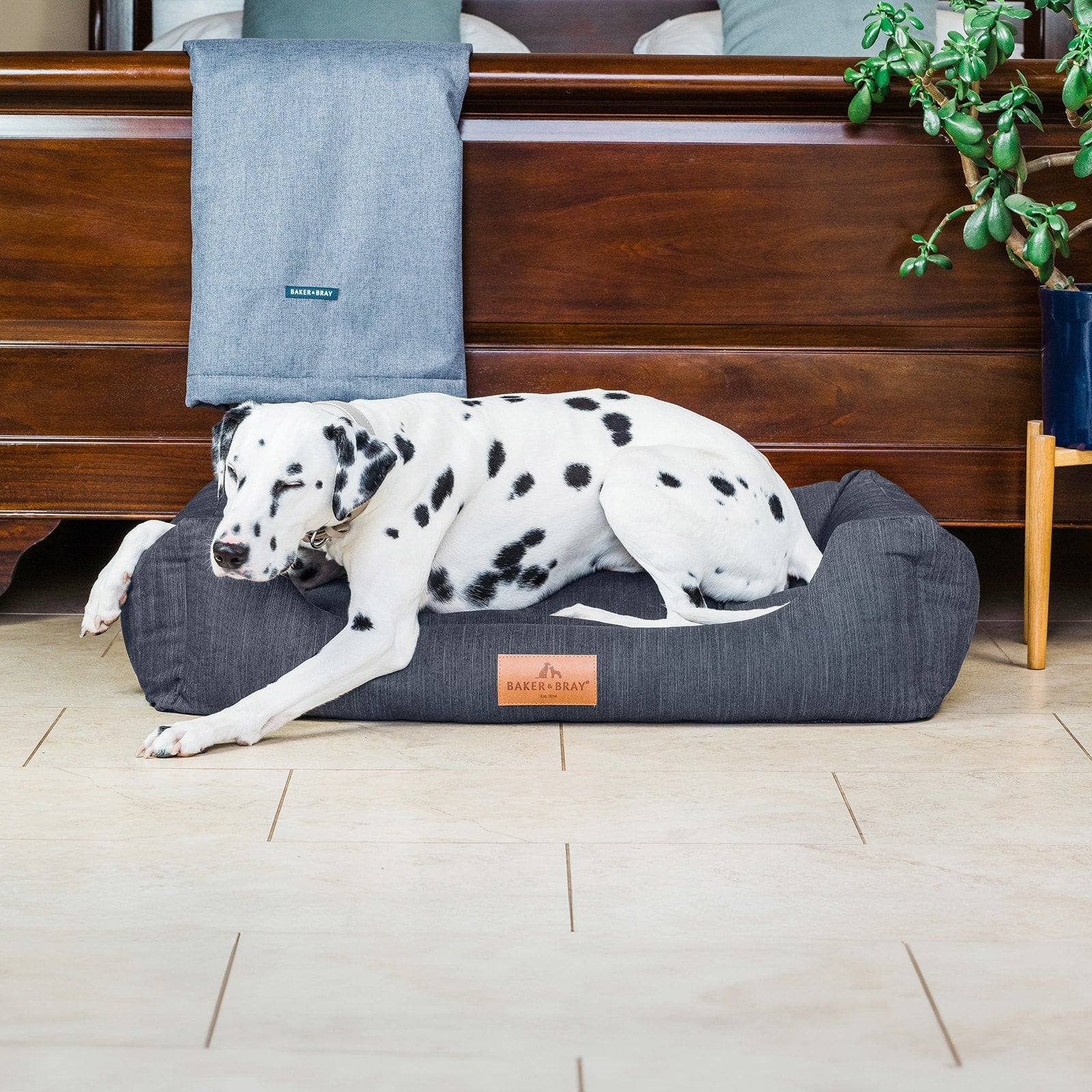 The Ultimate - Eco Friendly Orthopaedic Luxury Dog Bed, Slate Grey