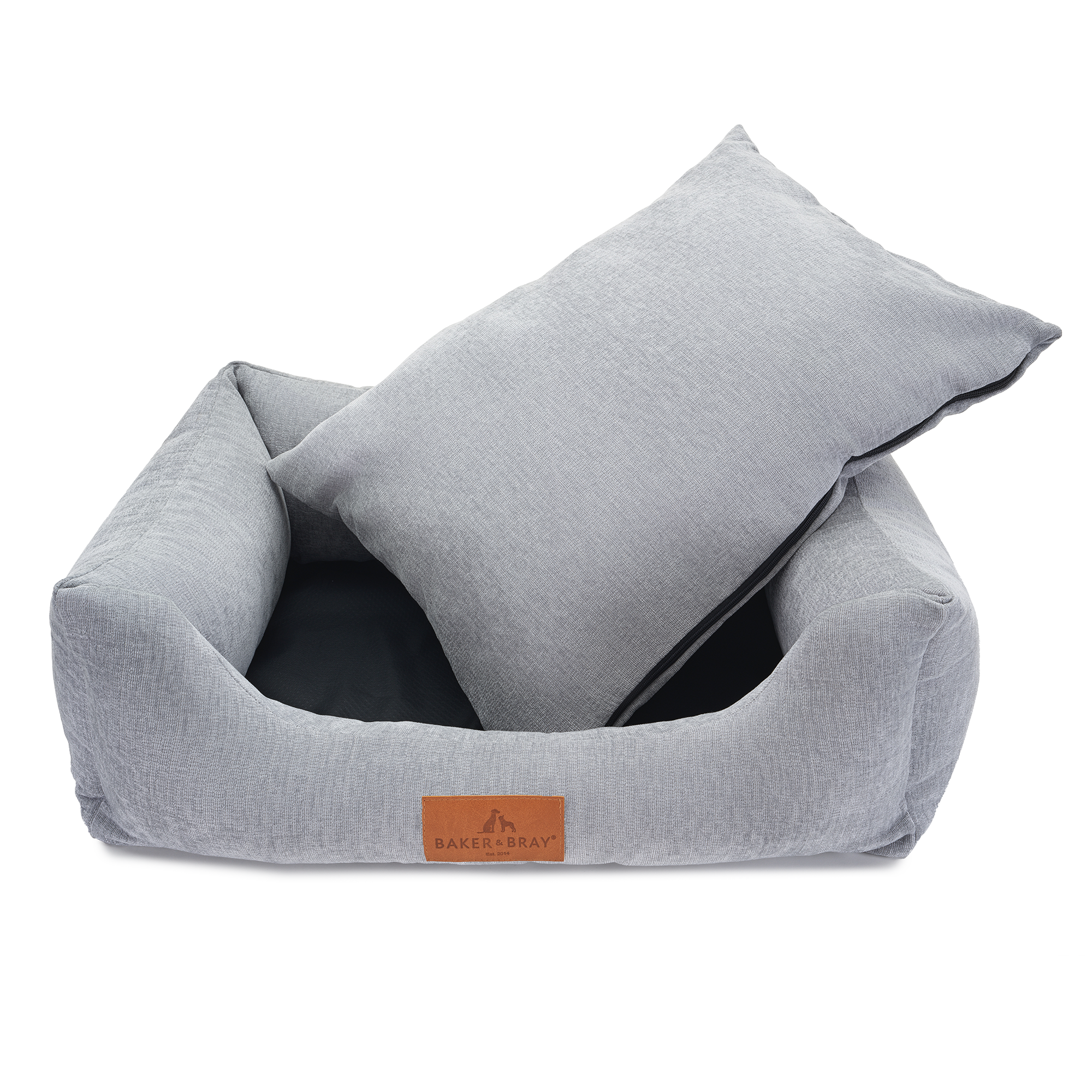 The Ultimate - Eco Friendly Orthopaedic Luxury Dog Bed, Stone Grey