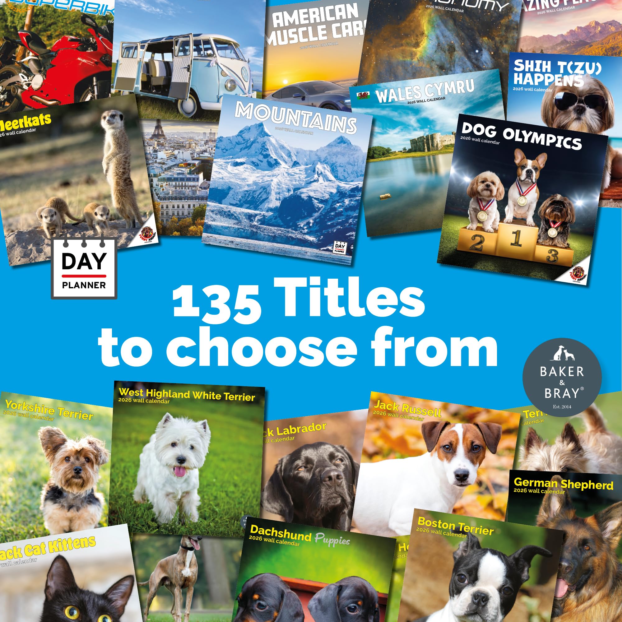 Baby Animals Calendar 2026