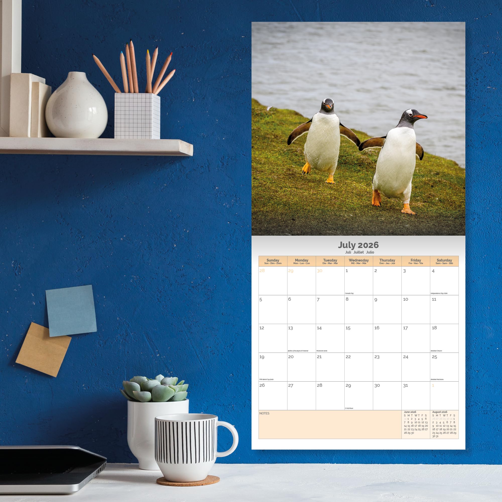 Penguins Calendar 2026