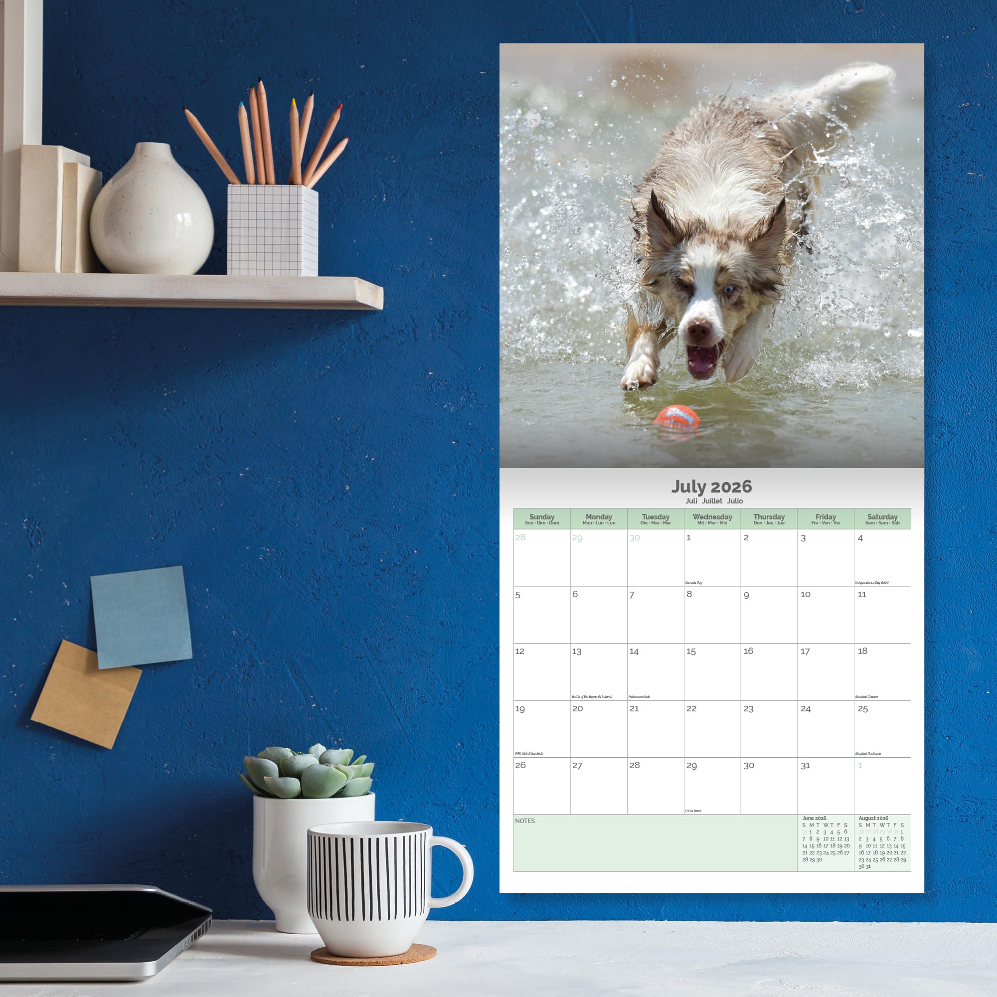 Australian Shepherd Calendar 2026