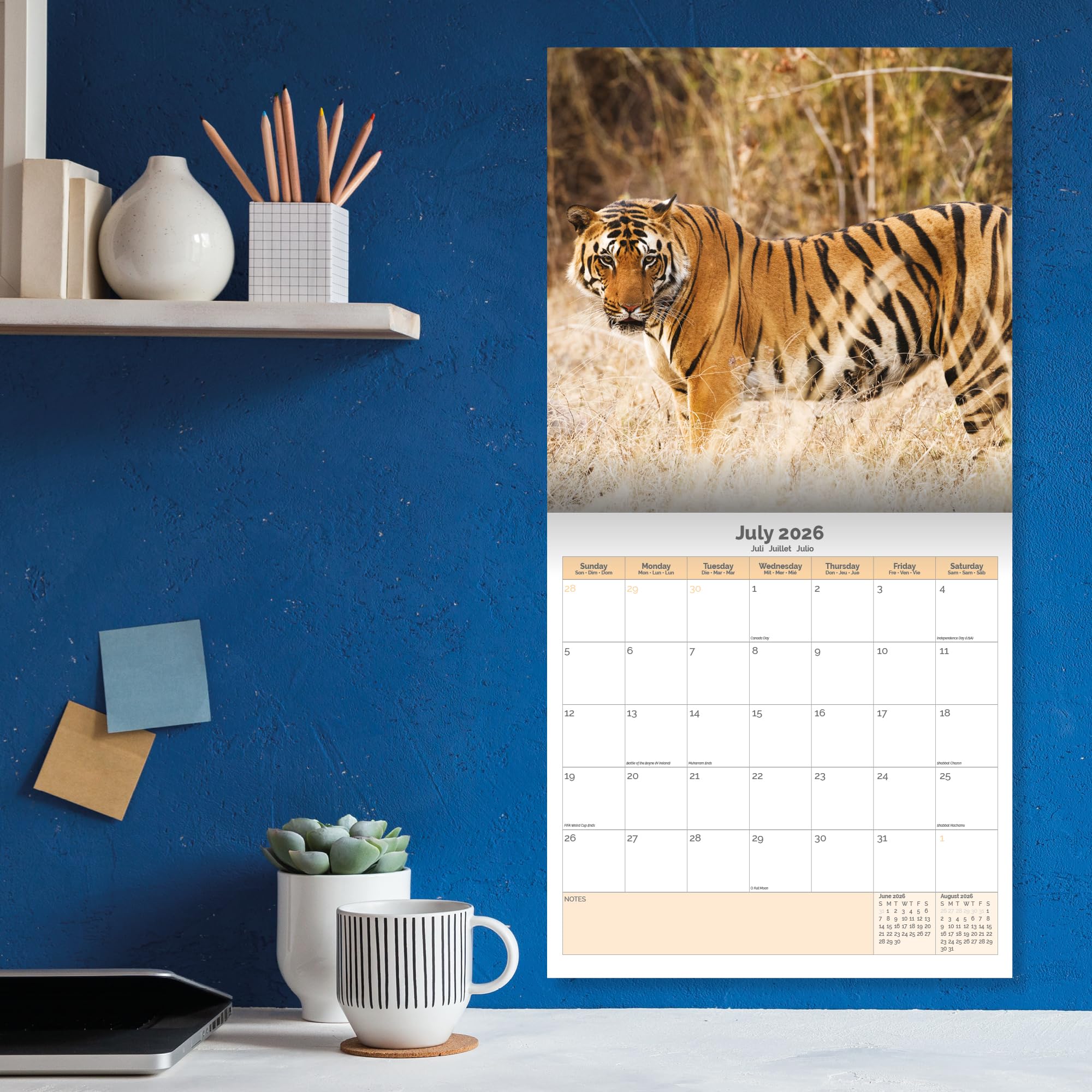 Tigers Calendar 2026