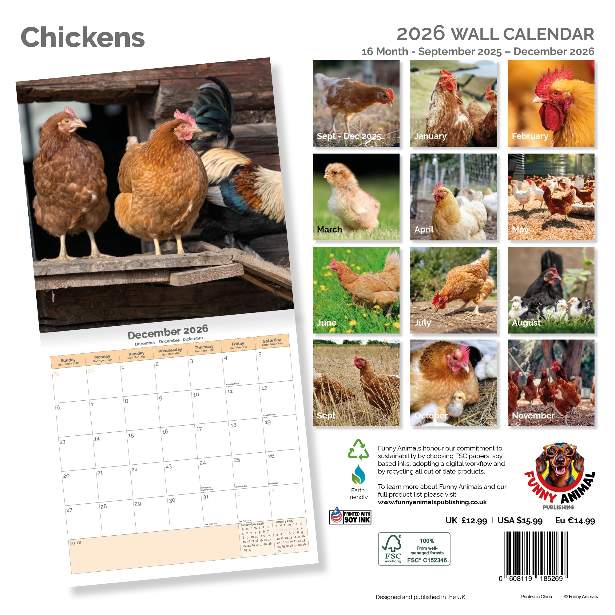 Chickens Calendar 2026