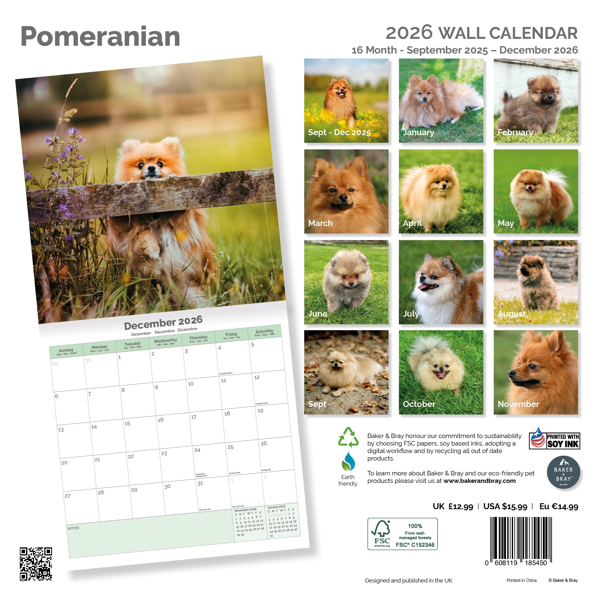 Pomeranian Calendar 2026