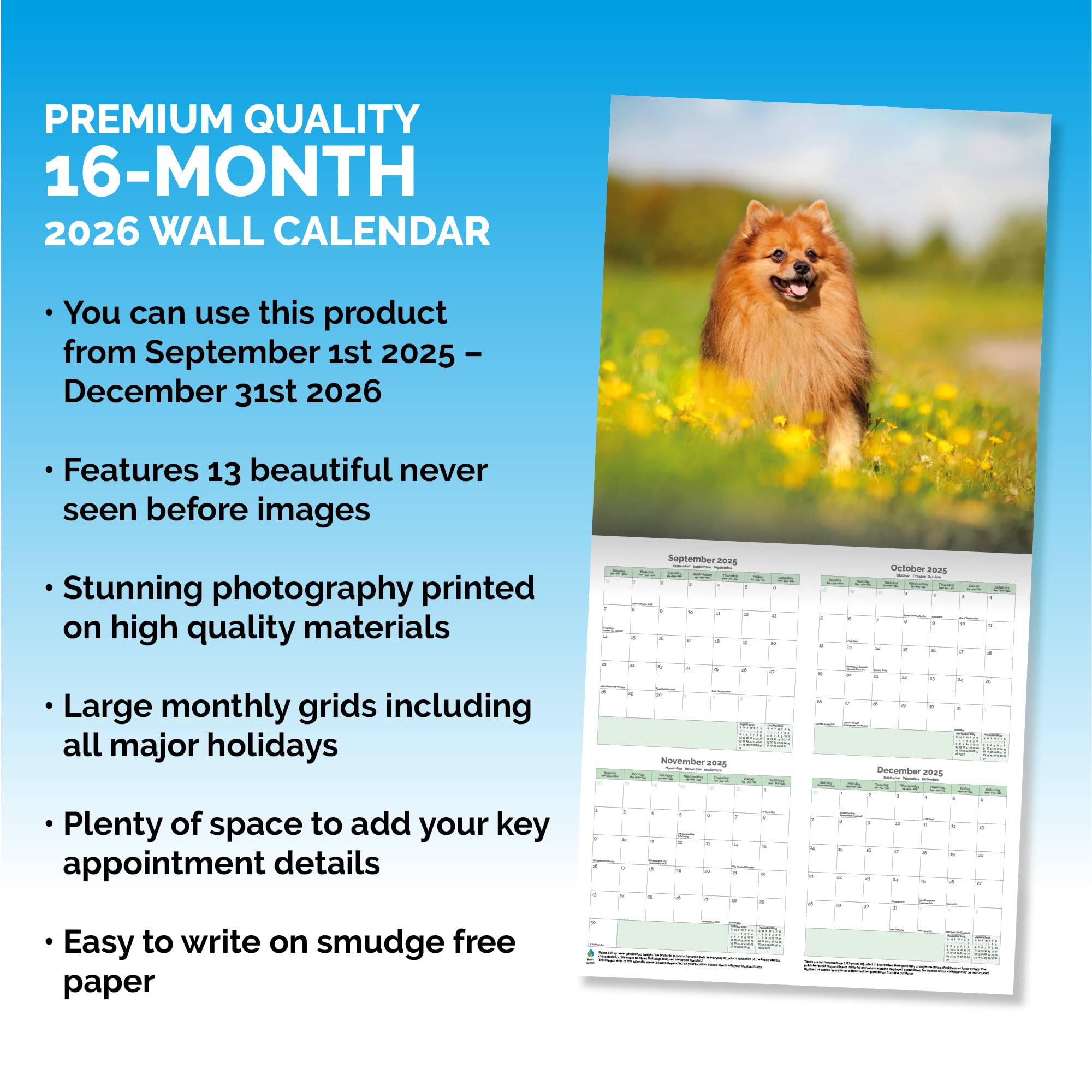 Pomeranian Calendar 2026