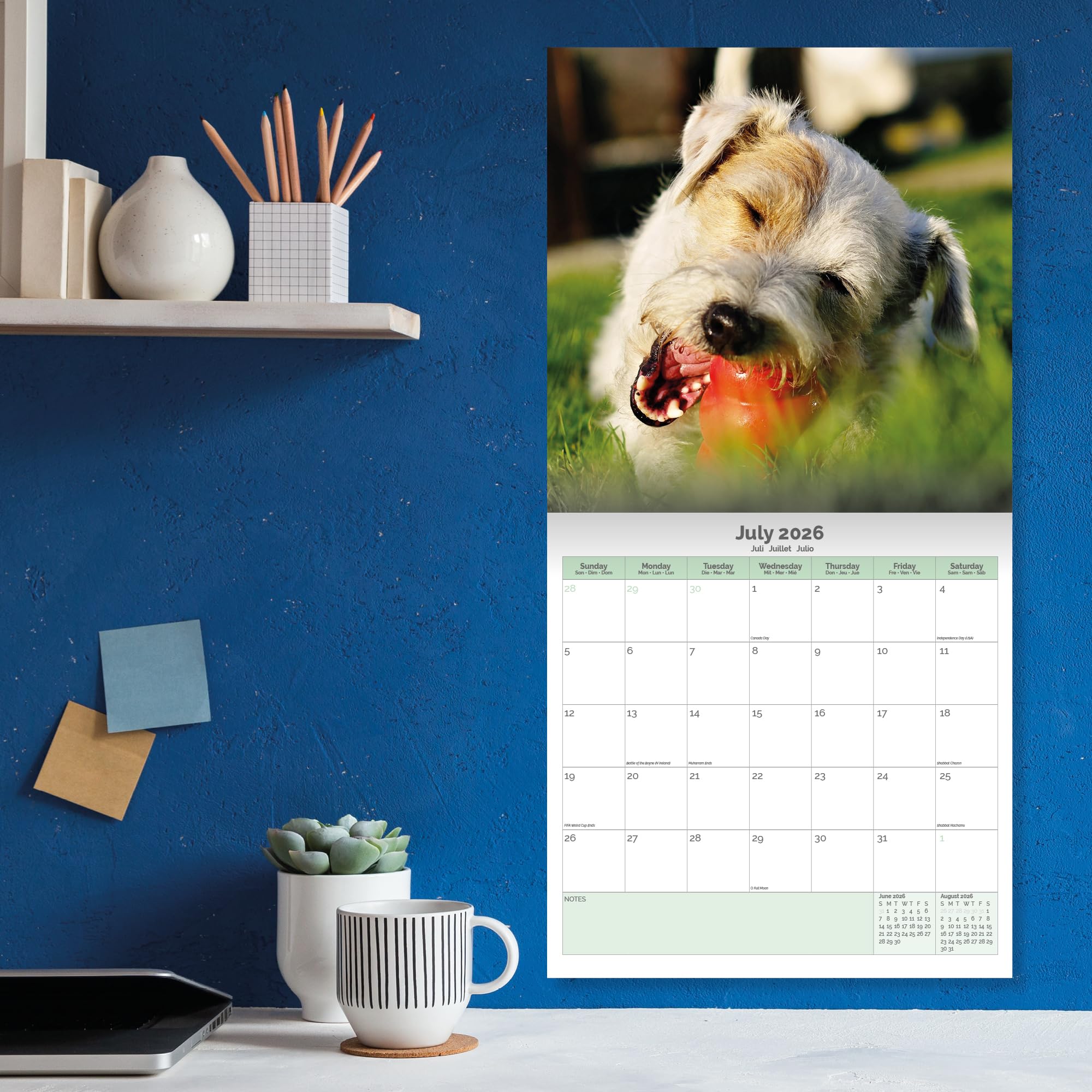 Jack Russell Calendar 2026