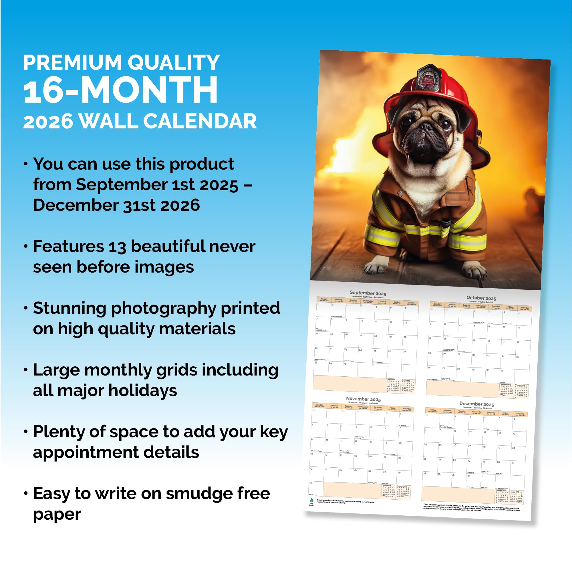 Working Dogs Calendar 2026