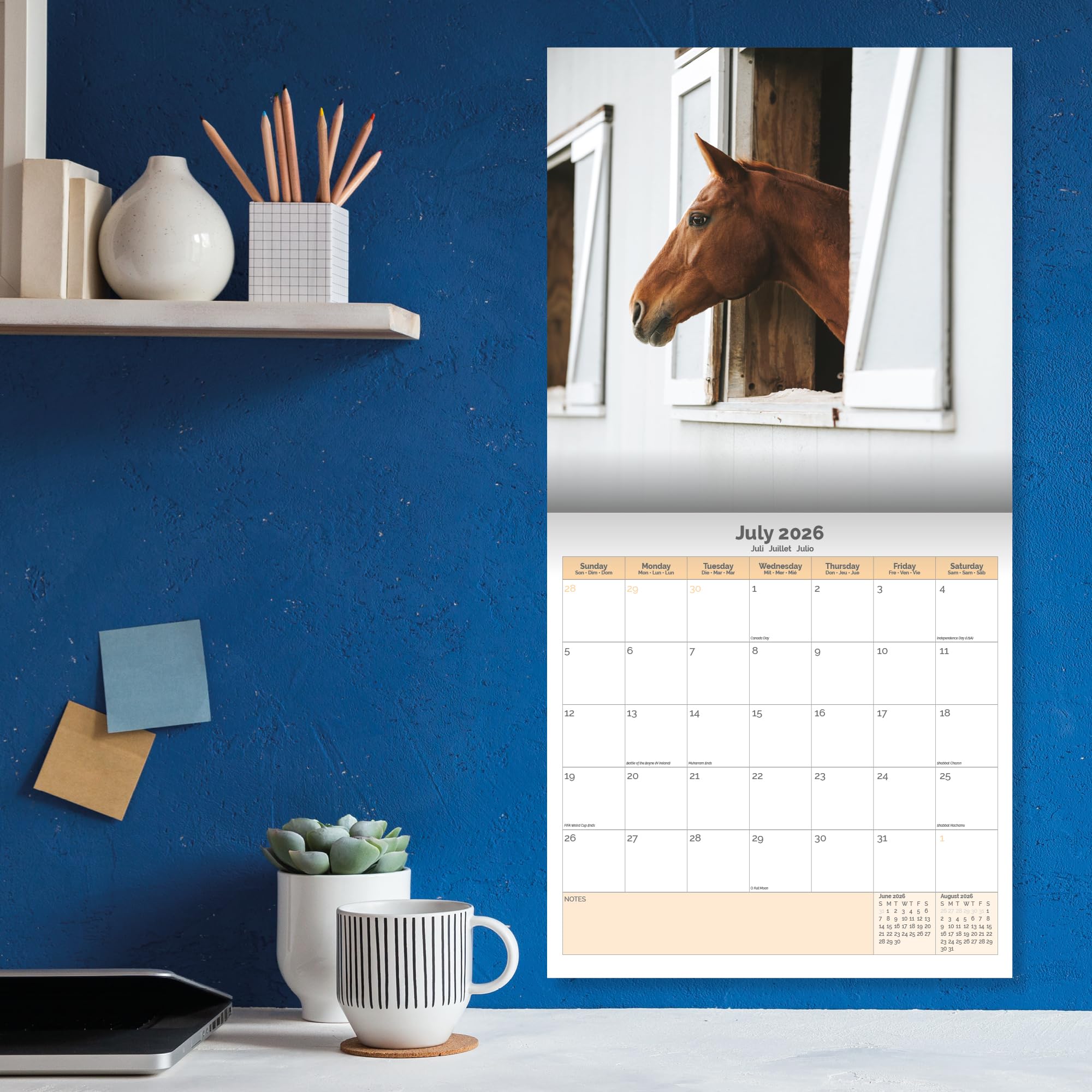 Horses Calendar 2026