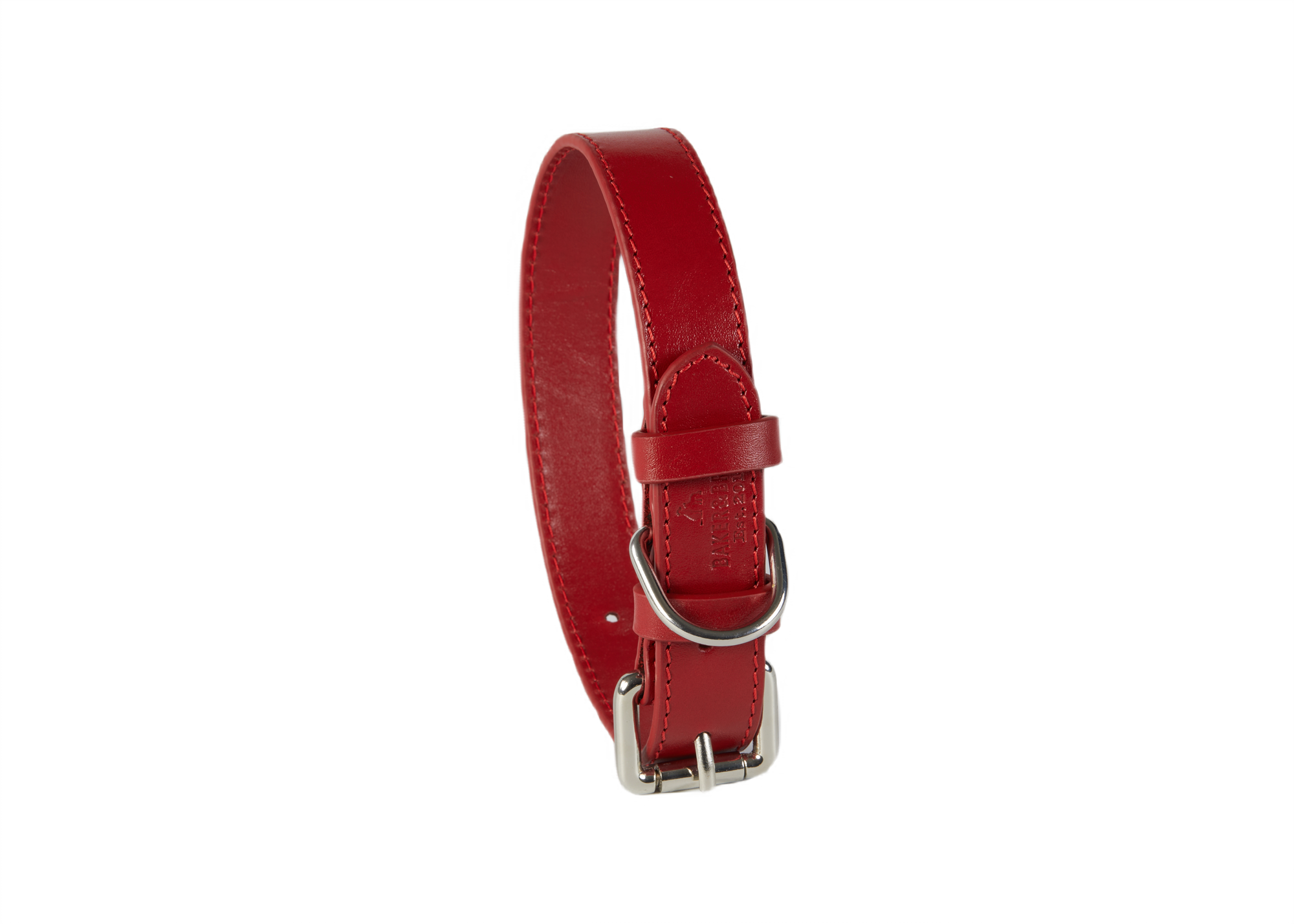 Eco Friendly Leather Dog Collar, Rose