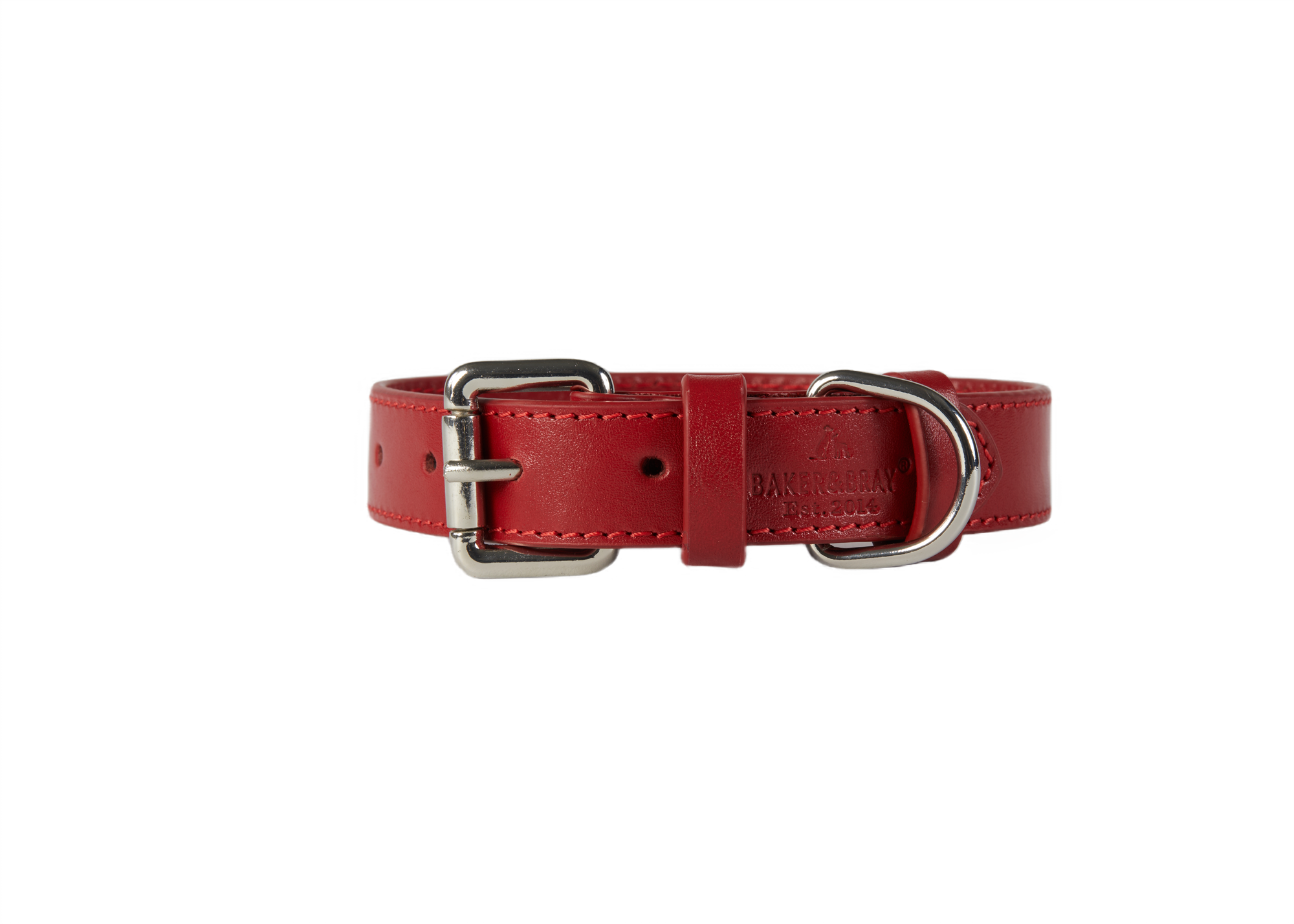 Eco Friendly Leather Dog Collar, Rose
