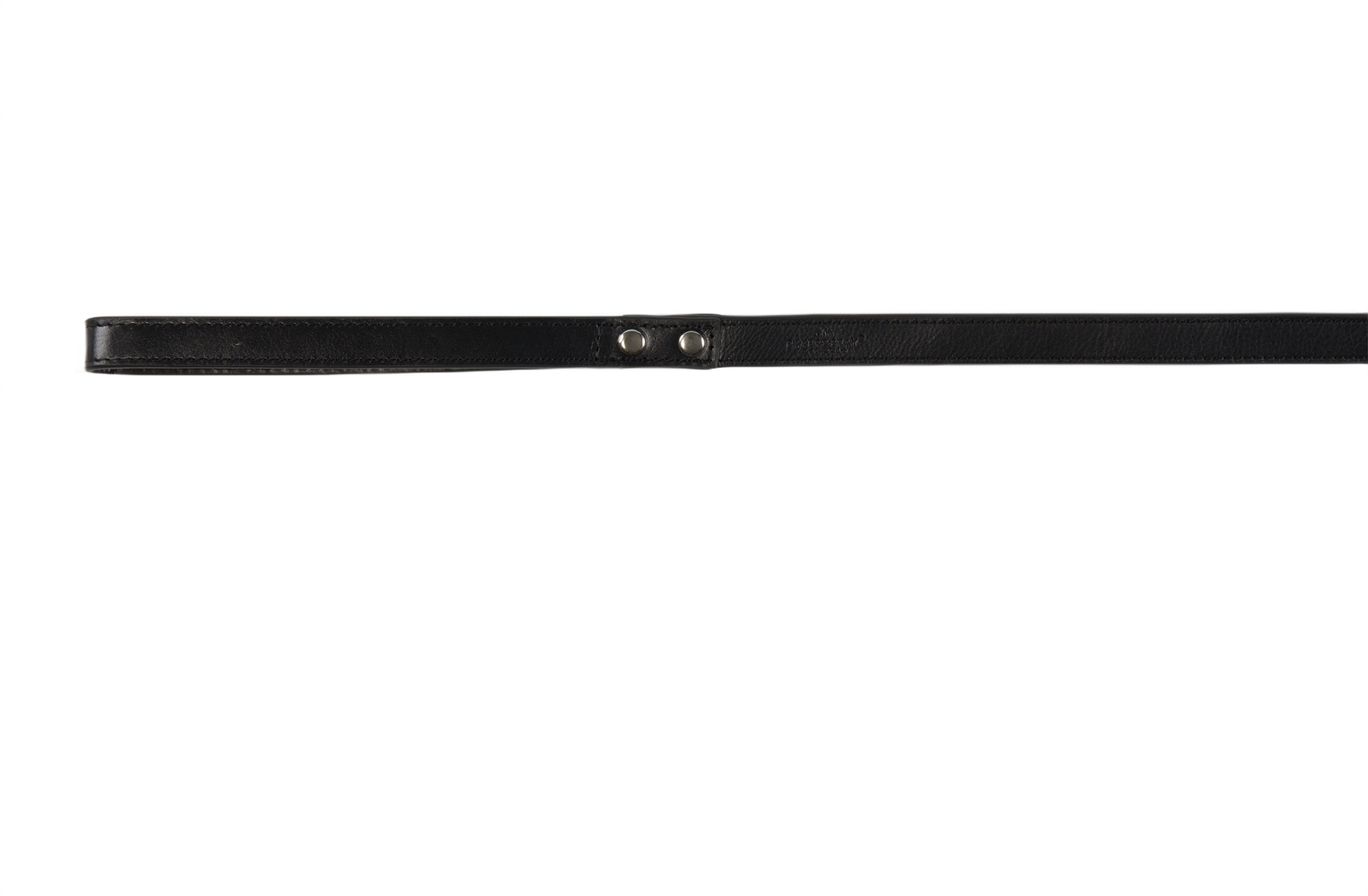 Eco Friendly Leather Dog Collar & Lead Set, Black