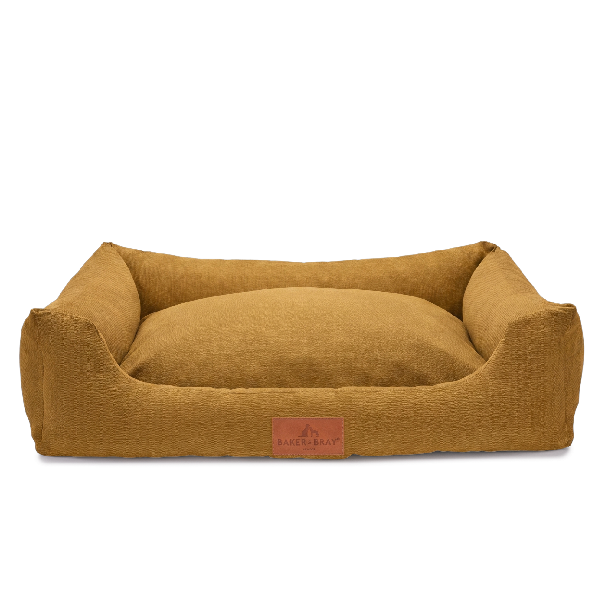 The Ultimate - Eco Friendly Orthopaedic Luxury Dog Bed, Mustard Yellow