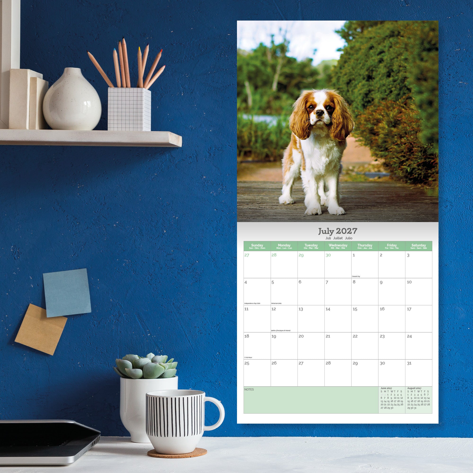 Cavalier King Charles Calendar 2026