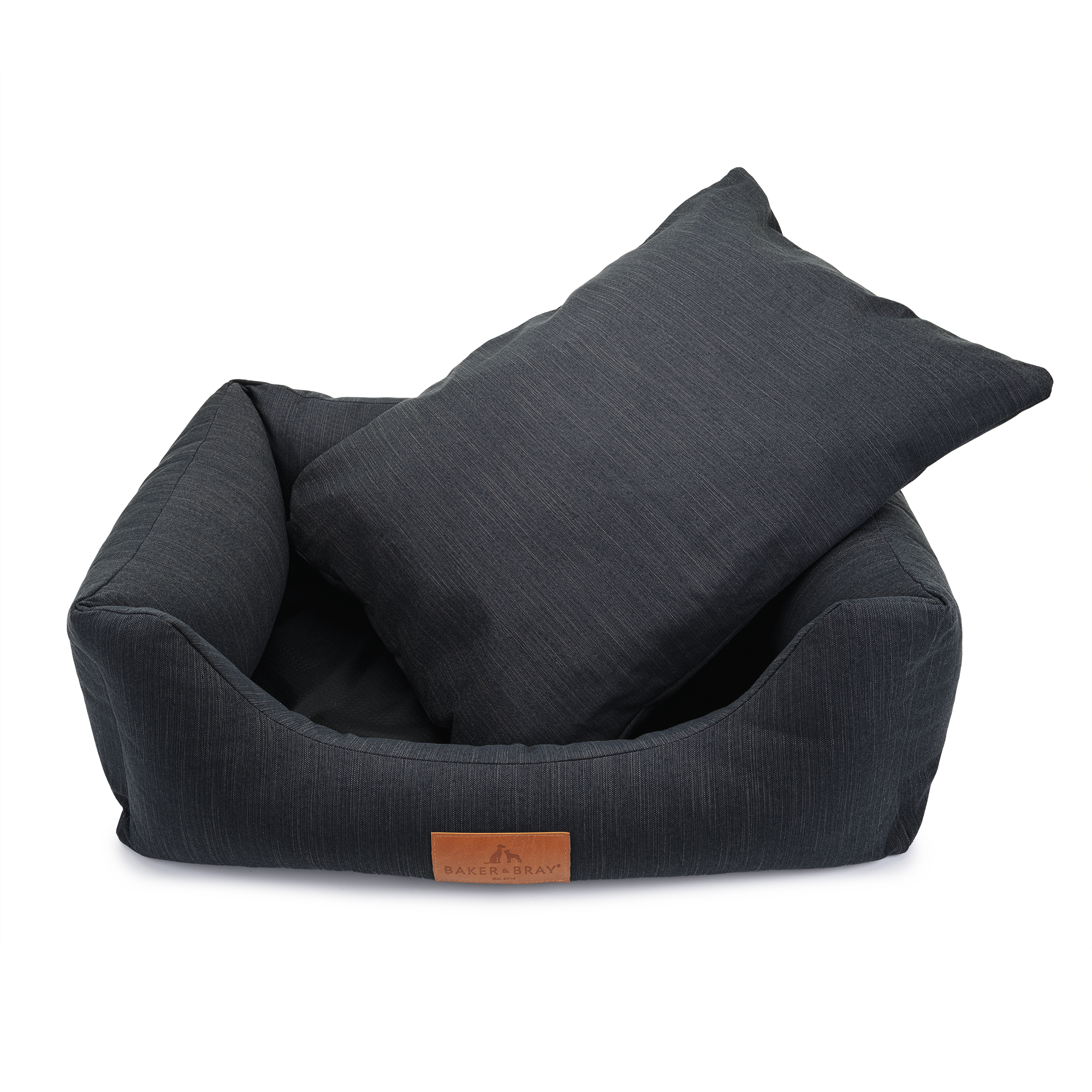 Eco Luxe Orthopaedic Luxury Dog Bed, Slate Grey