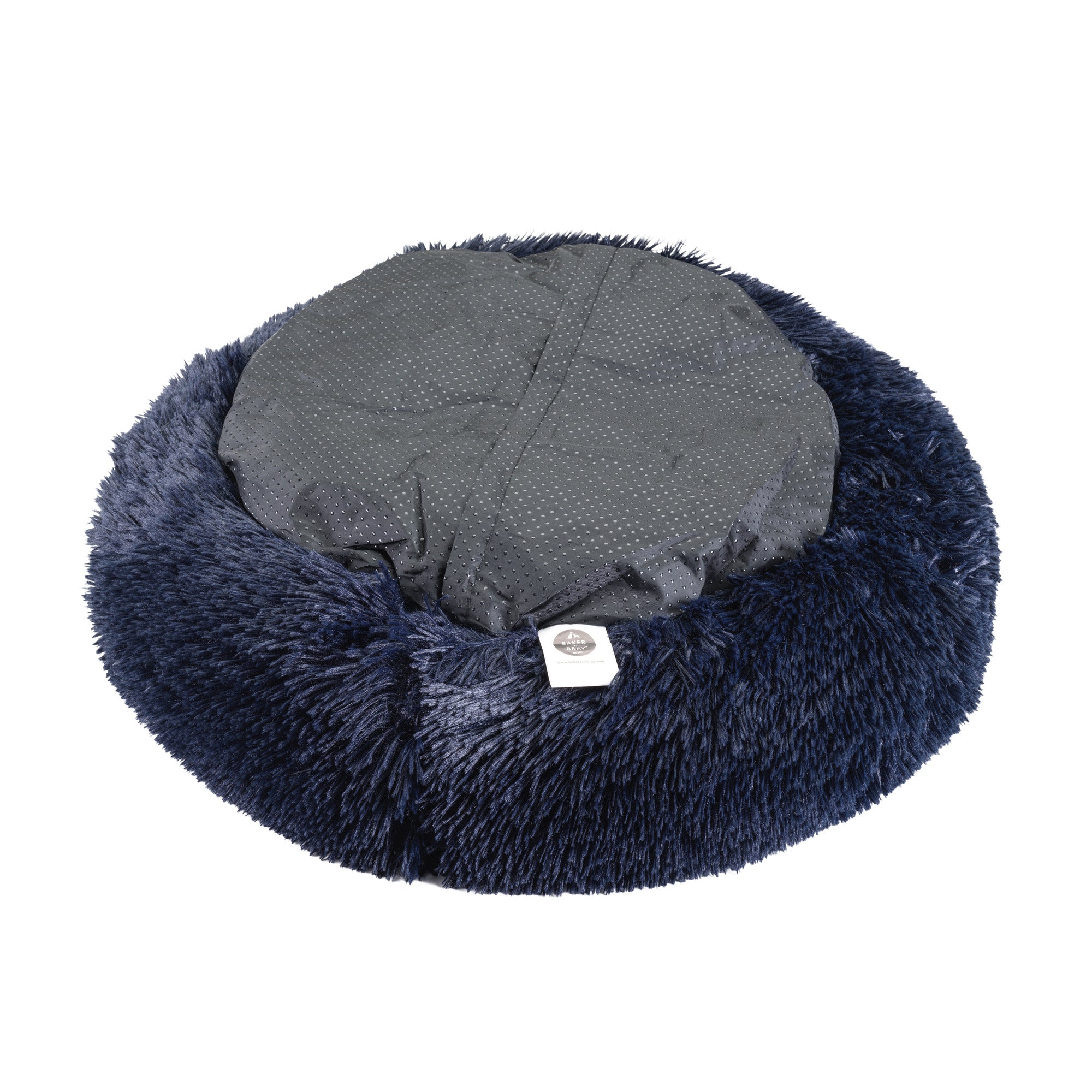 The Donut - Eco Friendly Luxury Calming Donut Dog Bed, Navy