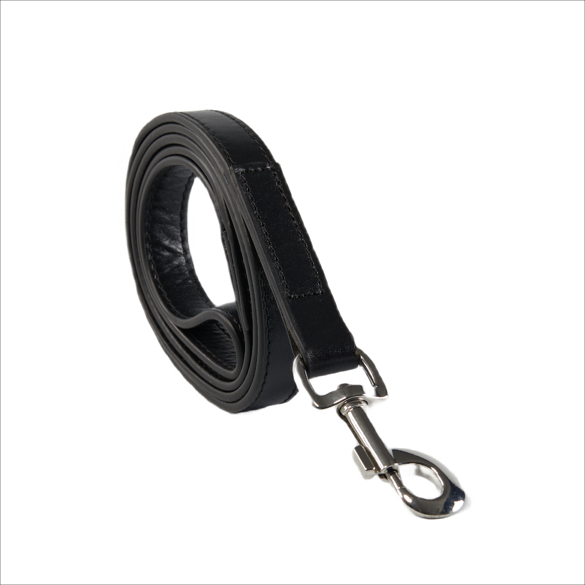 Eco Friendly Leather Dog Lead, Black