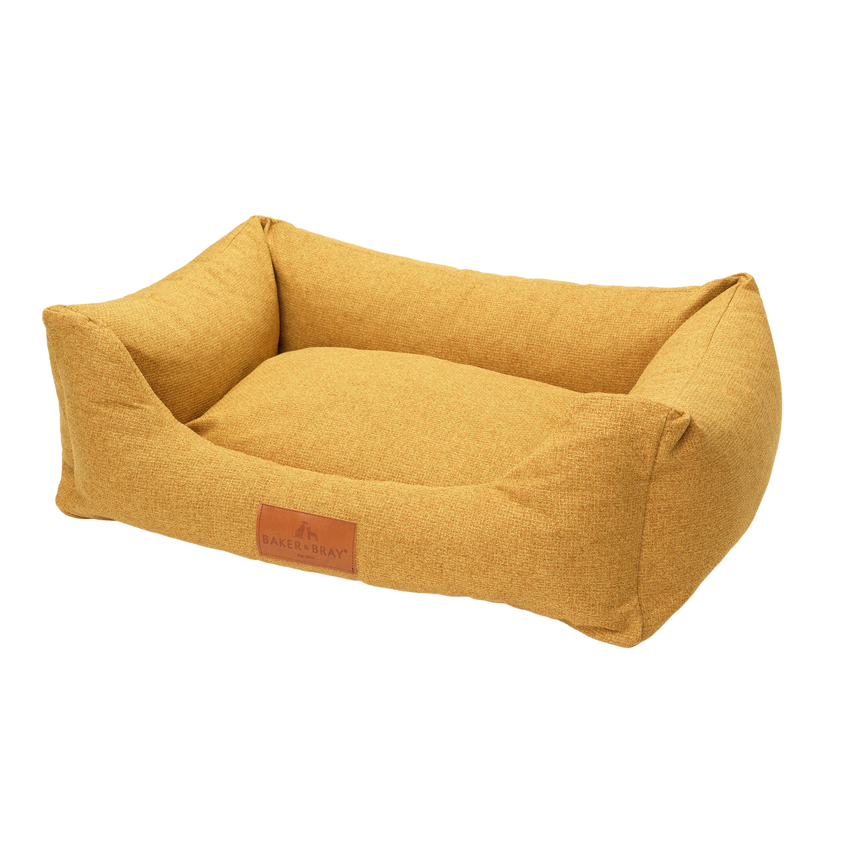 The Ultimate - Eco Friendly Orthopaedic Luxury Dog Bed, Mustard Yellow