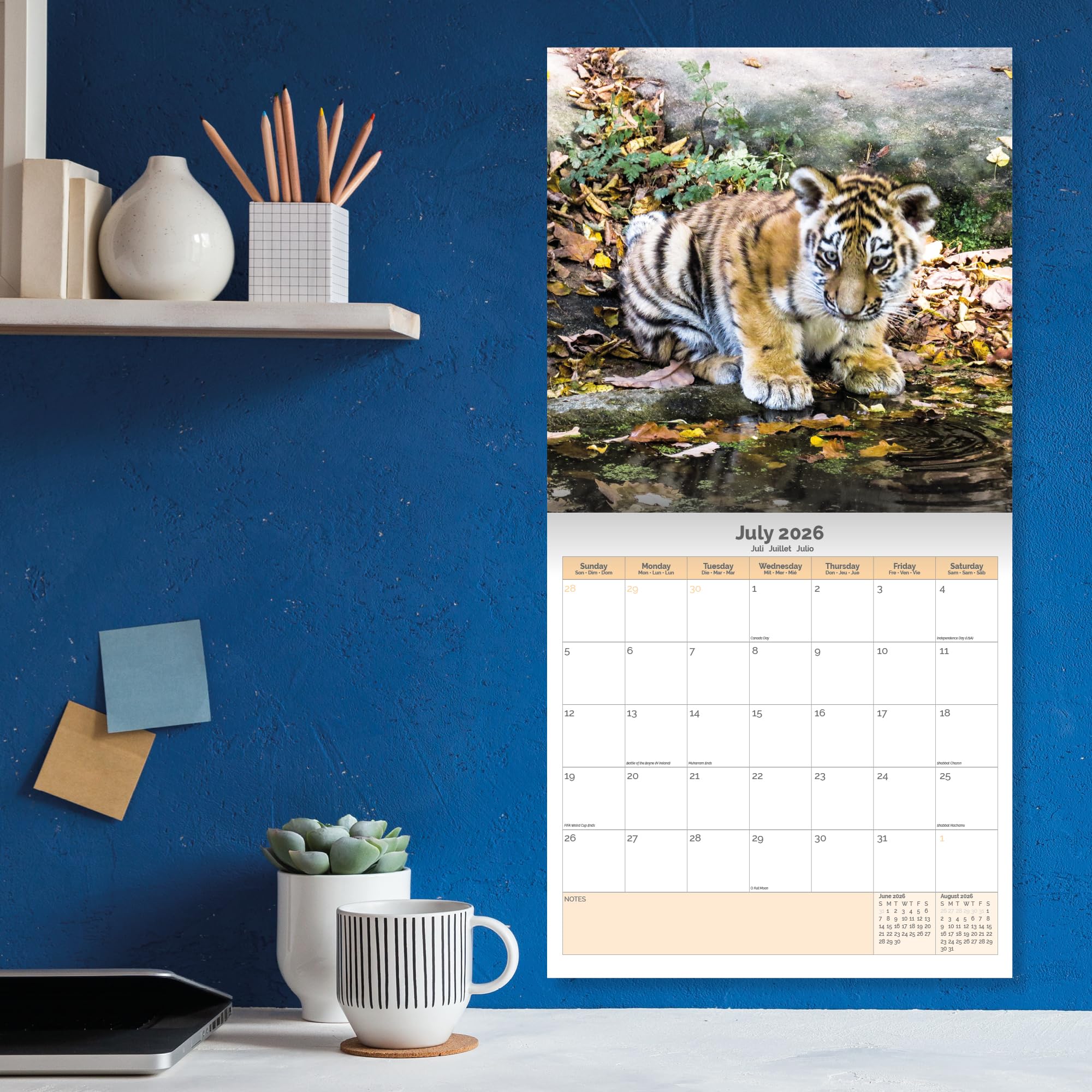 Baby Animals Calendar 2026