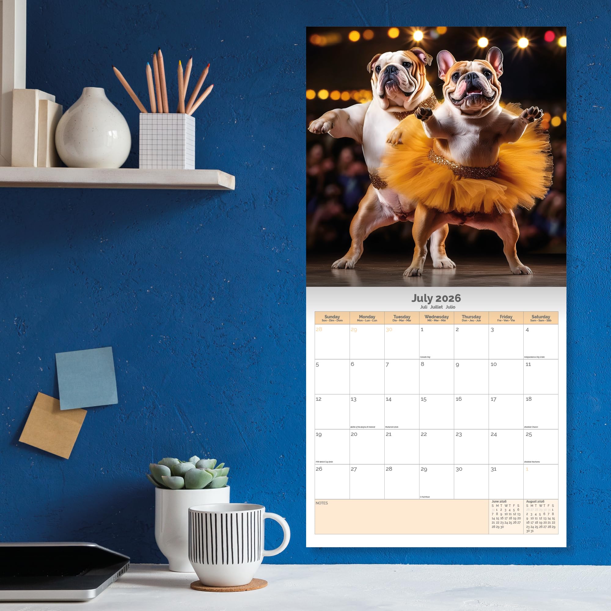 Strictly Dogs Dancing Calendar 2026