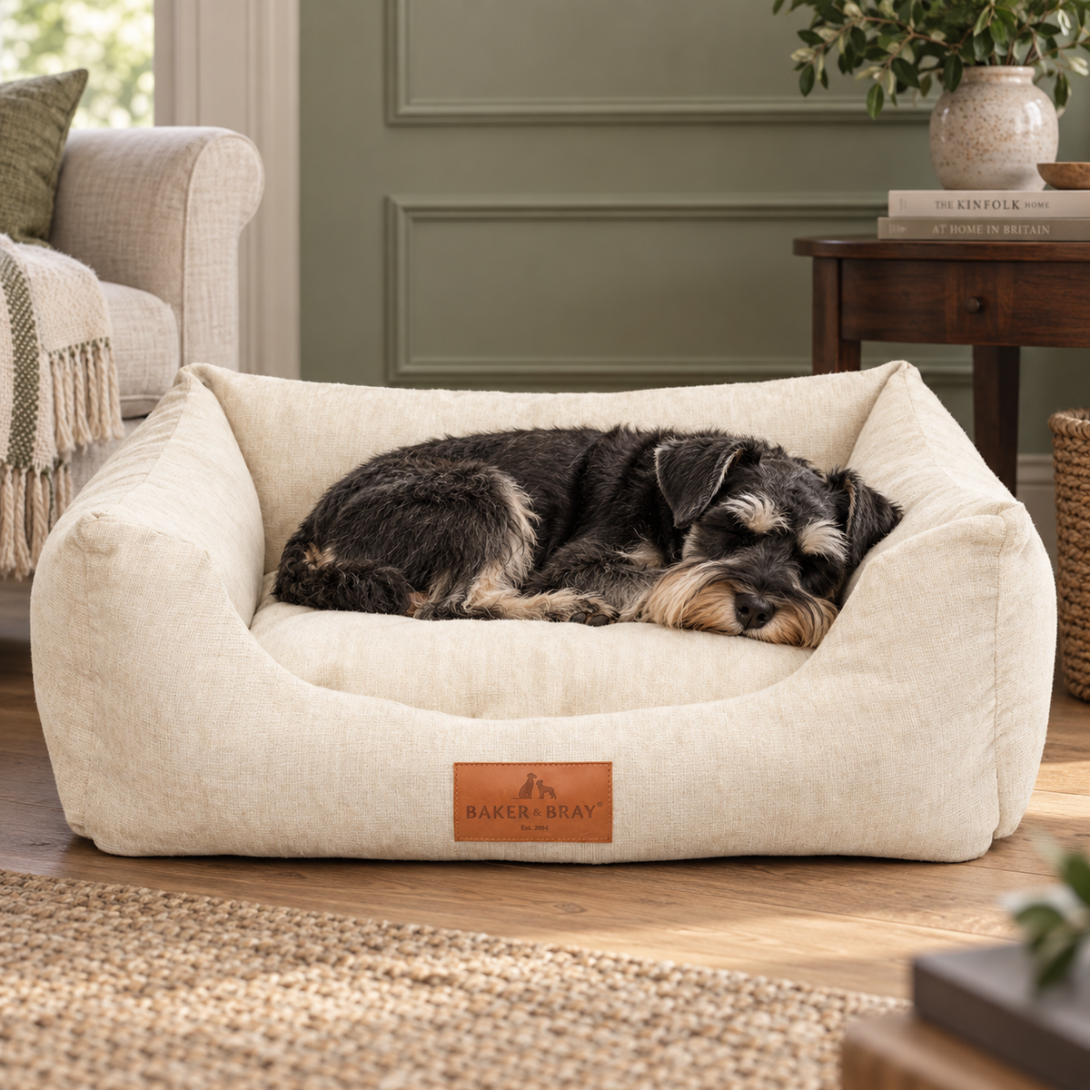 The Ultimate - Eco Friendly Orthopaedic Luxury Dog Bed, Oatmeal Cream