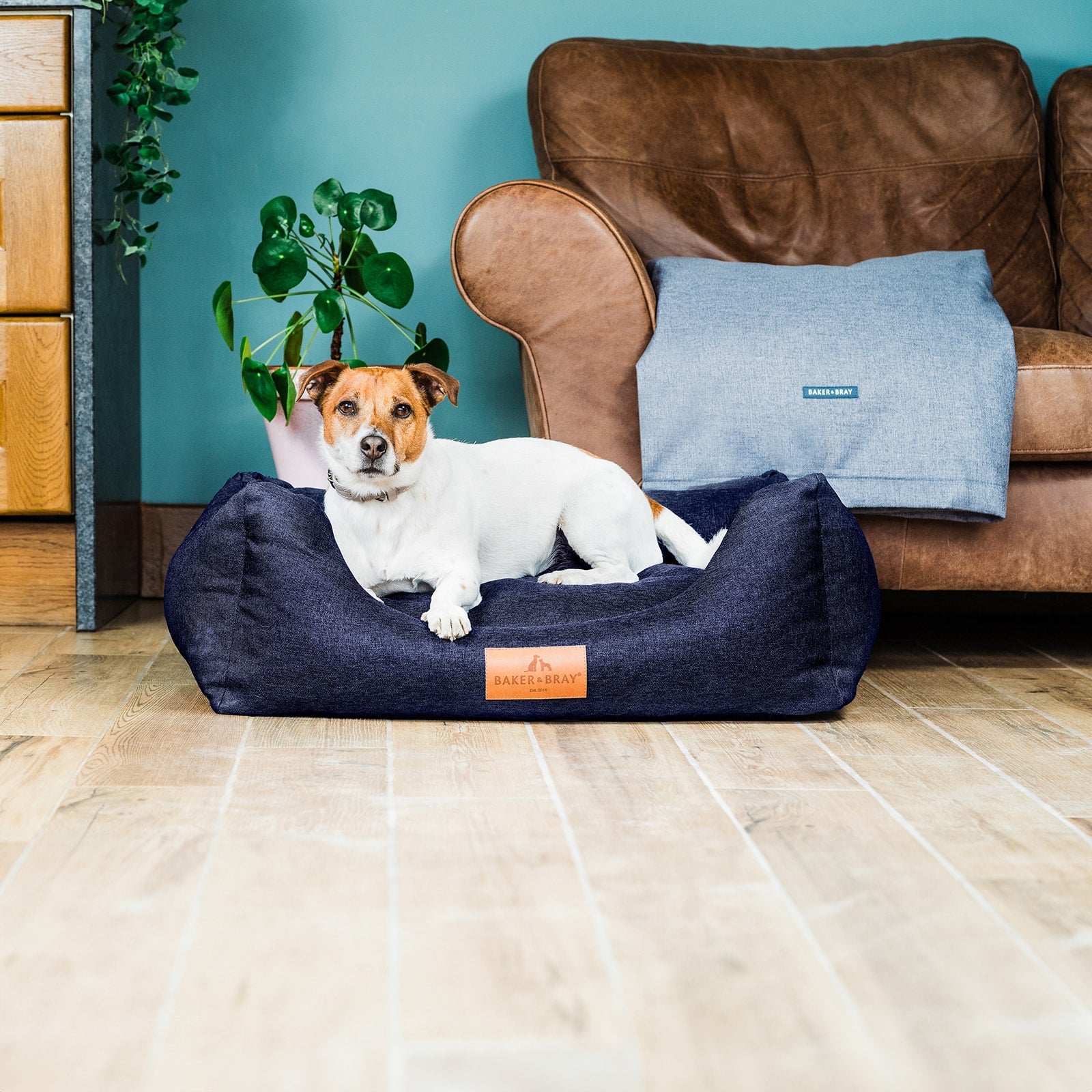 The Ultimate - Eco Friendly Orthopaedic Luxury Dog Bed, Navy Blue