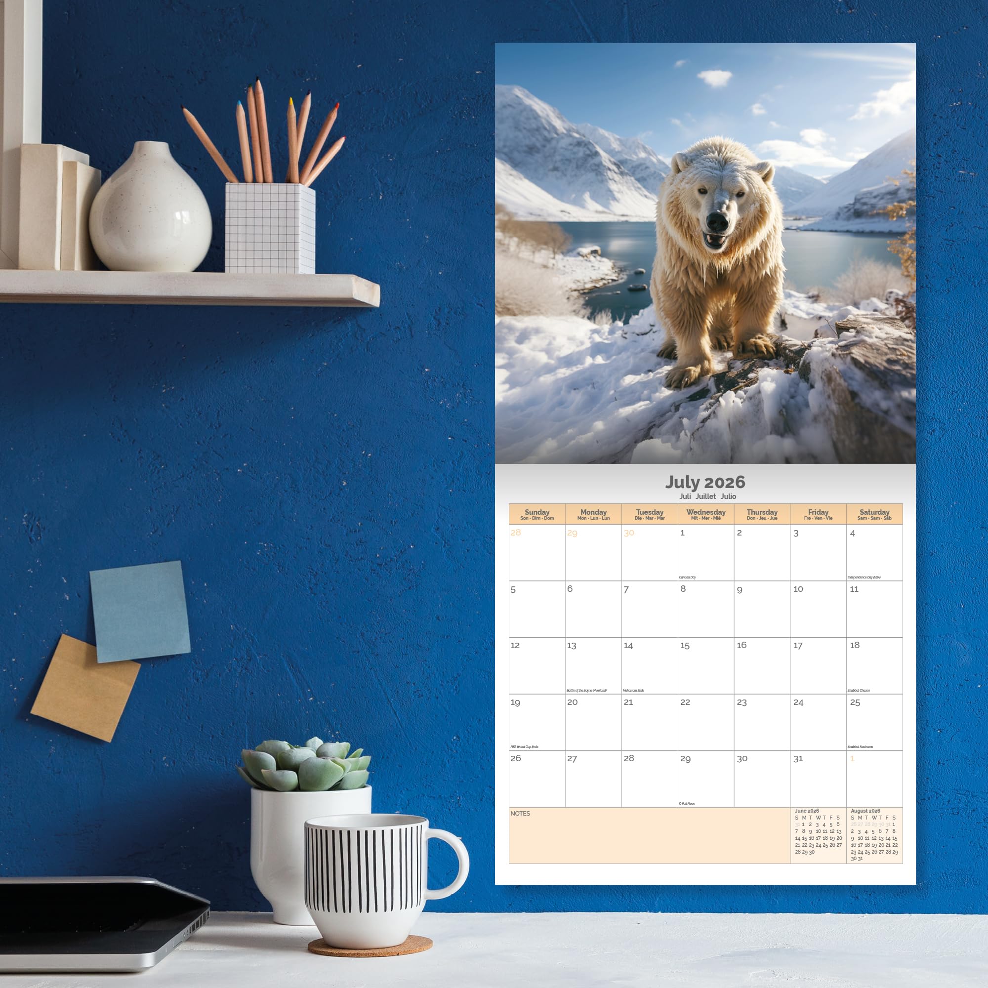Polar Bears Calendar 2026
