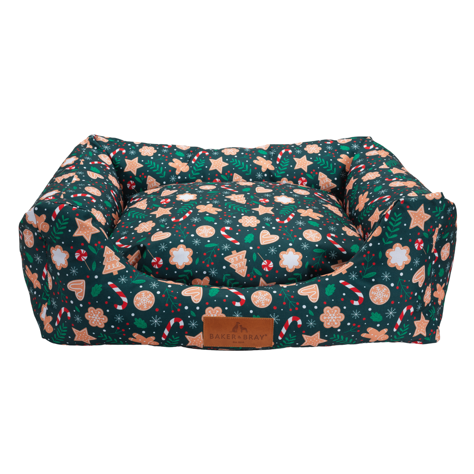 Christmas Covers For The Ultimate Eco Friendly Orthopaedic Luxury Dog Bed - Green