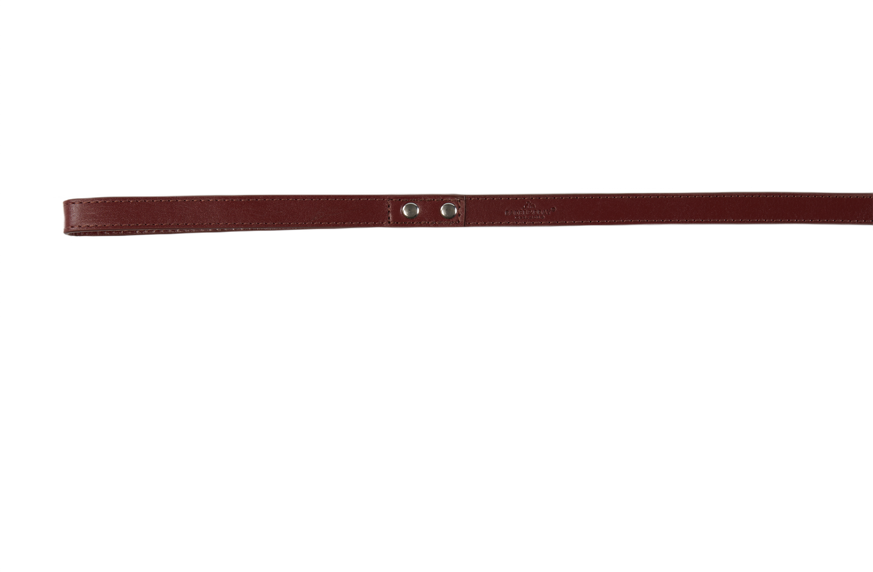 Sustainable Designer Leather Dog Collar & Lead Set, Berry