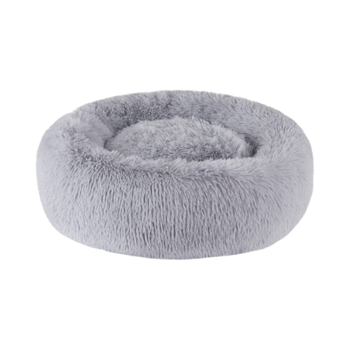 Eco Calming Donut Dog Bed Grey