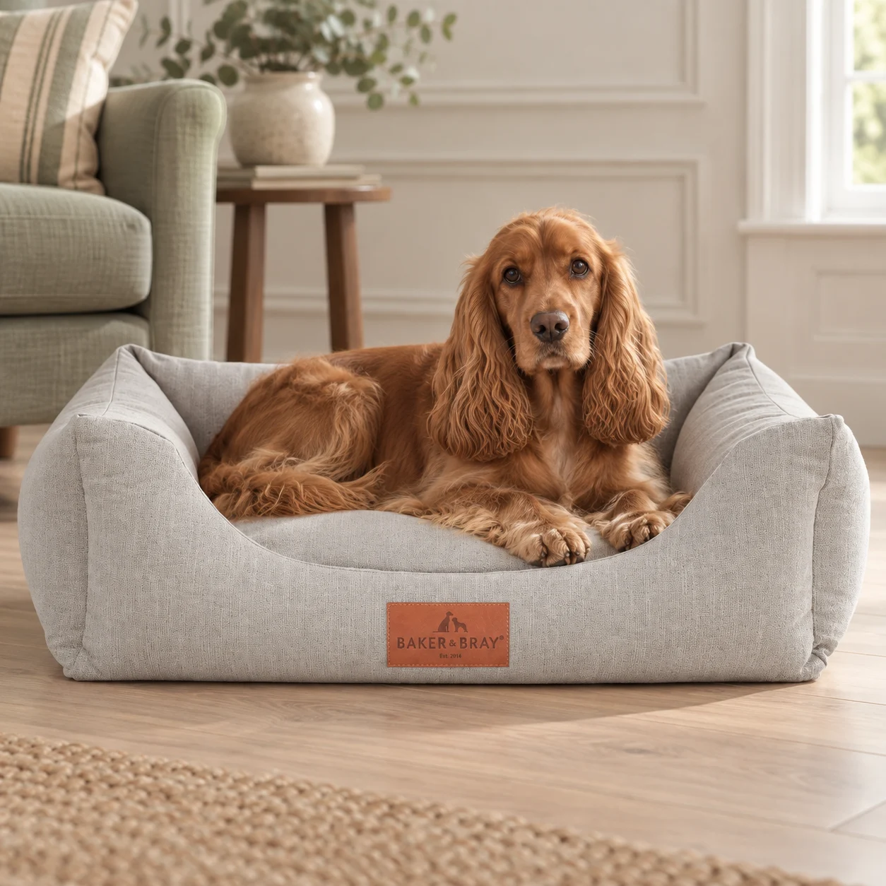 The Comfort - Eco Friendly Orthopaedic Luxury Dog Bed, Warm Grey