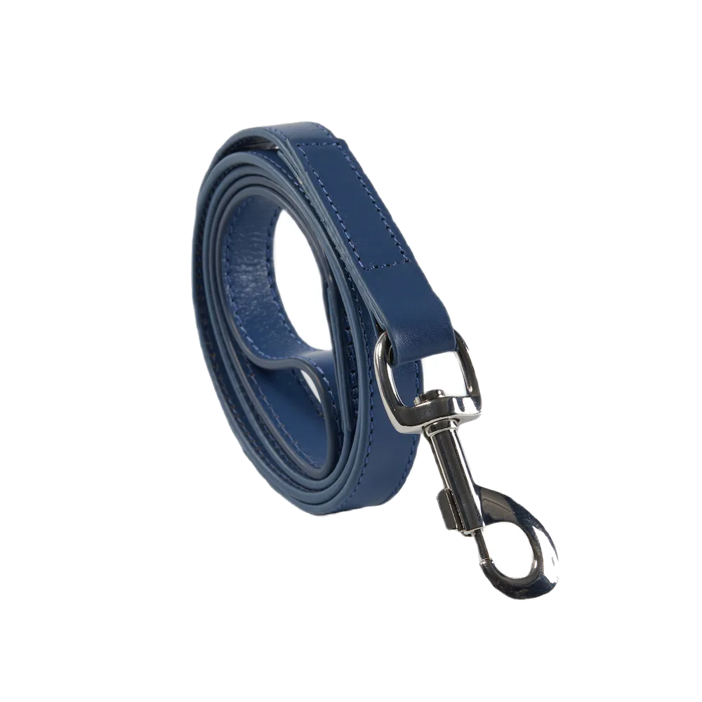 The Baker & Bray leather lead in Navy