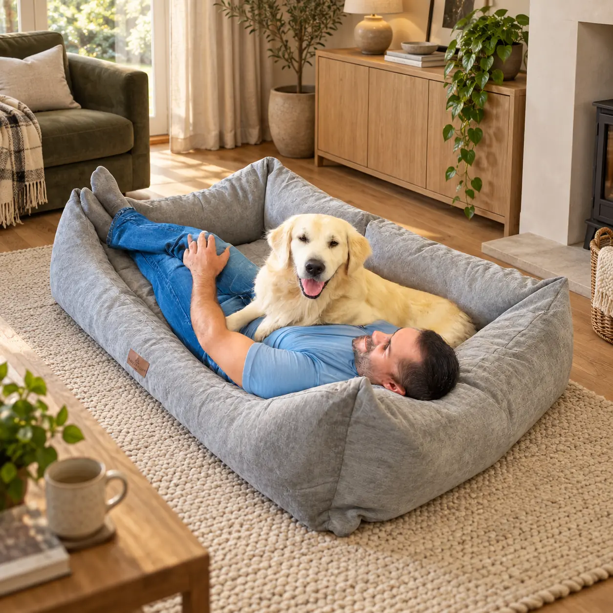 The Cwtch dog bed